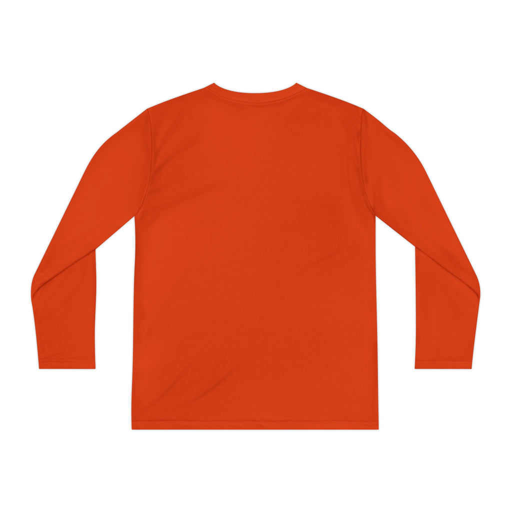 Halloween 'Treats Only' Youth Long Sleeve Tee - Cute Puppy & Ghosts Pumpkin Shirt