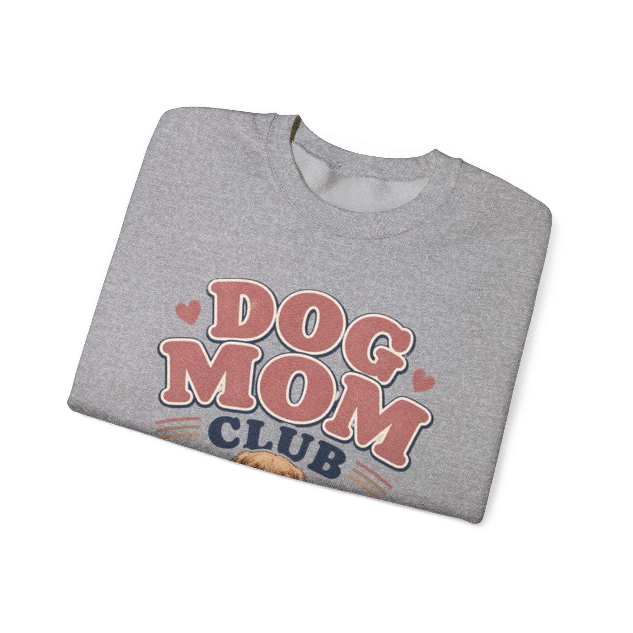 Dog Mom Club Sweatshirt — Cozy Crewneck for Dog Lovers