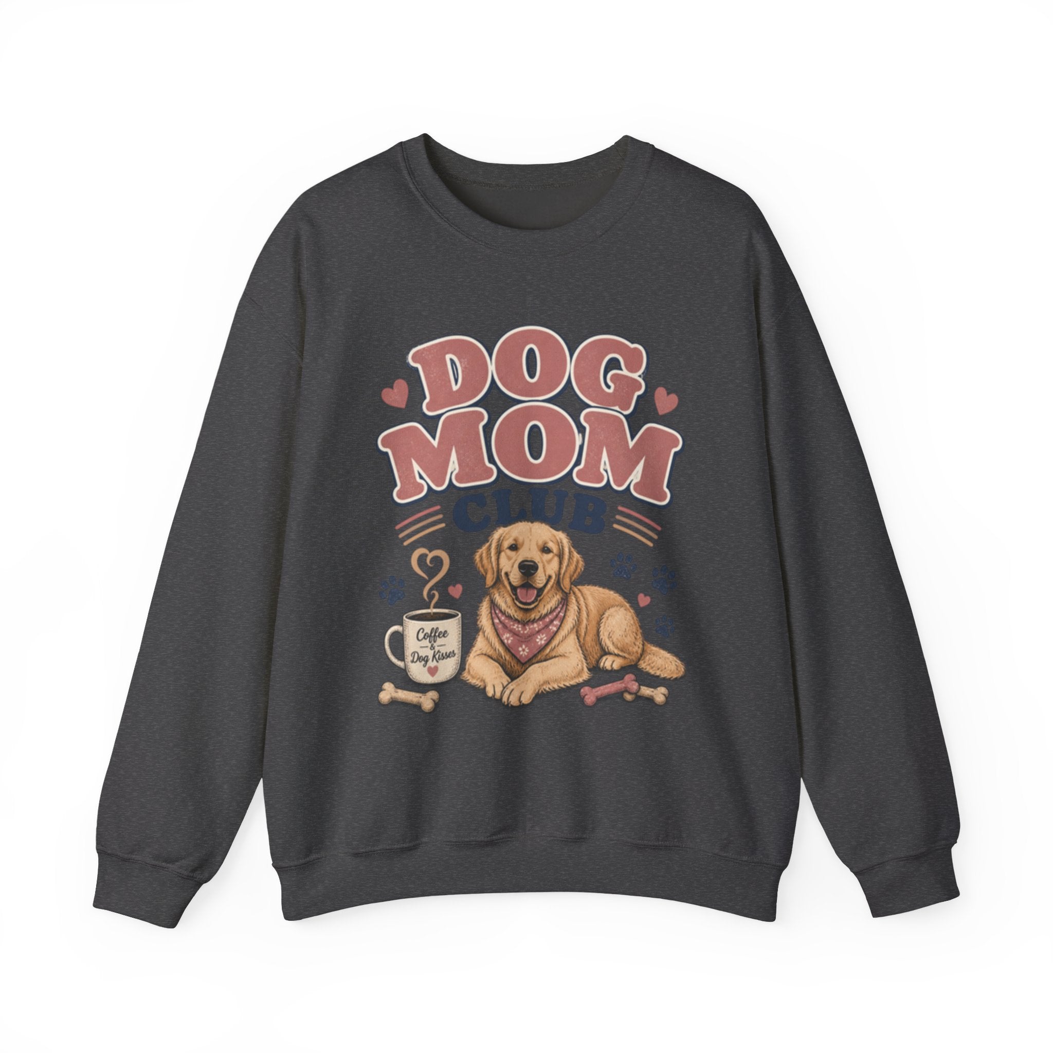 Dog Mom Club Sweatshirt — Cozy Crewneck for Dog Lovers