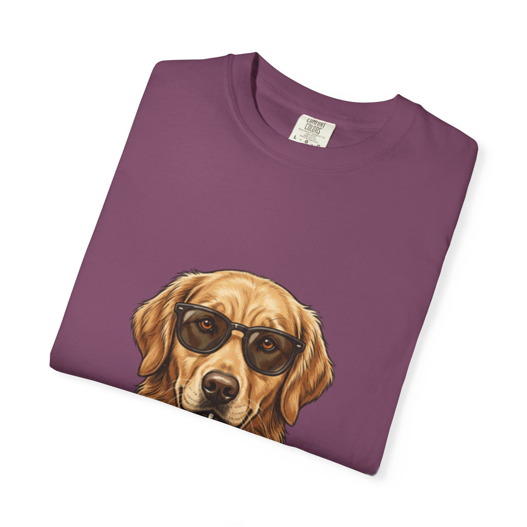 Cold Brew Golden Retriever T-Shirt — Dog Coffee Lover Tee