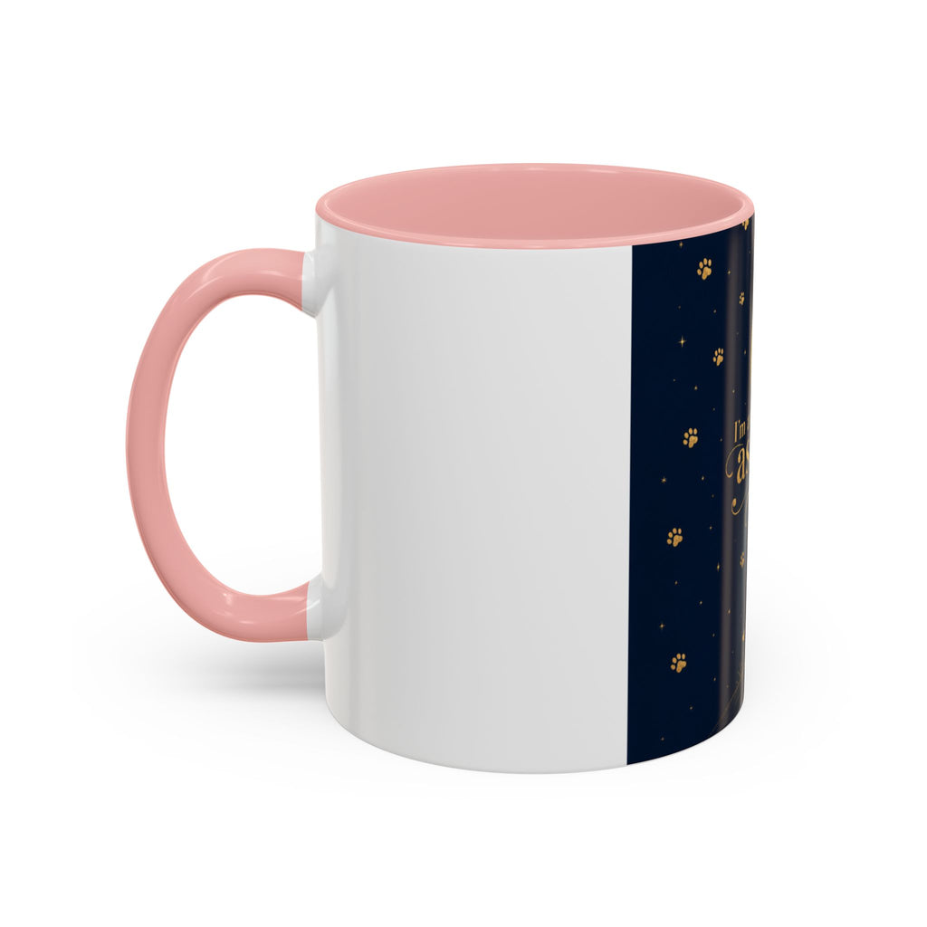 Accent Coffee Mug — “I’m an Astronaut, You’re the Moon” Dog Moonlight Design