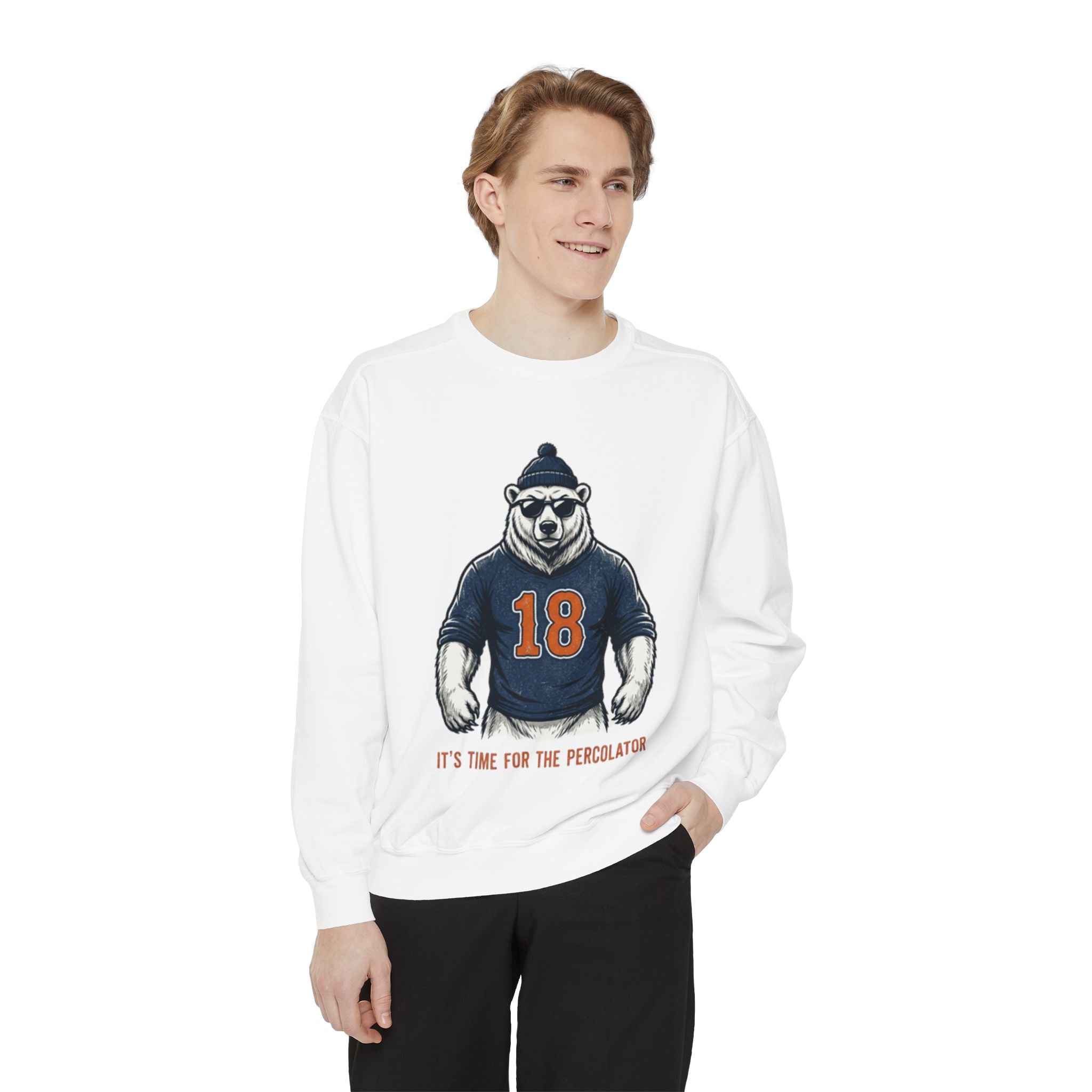 Bear Mascot Sweatshirt — "It's Time for the Predator" Team Pullover