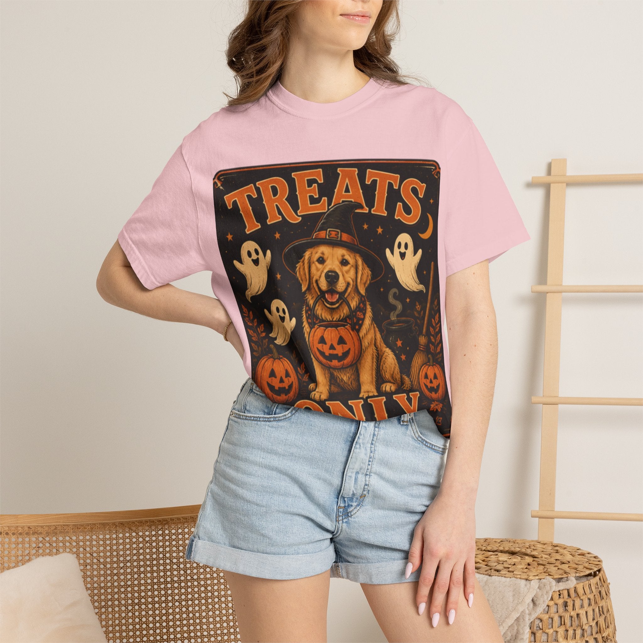 Halloween 'Treats Only' Dog T-Shirt