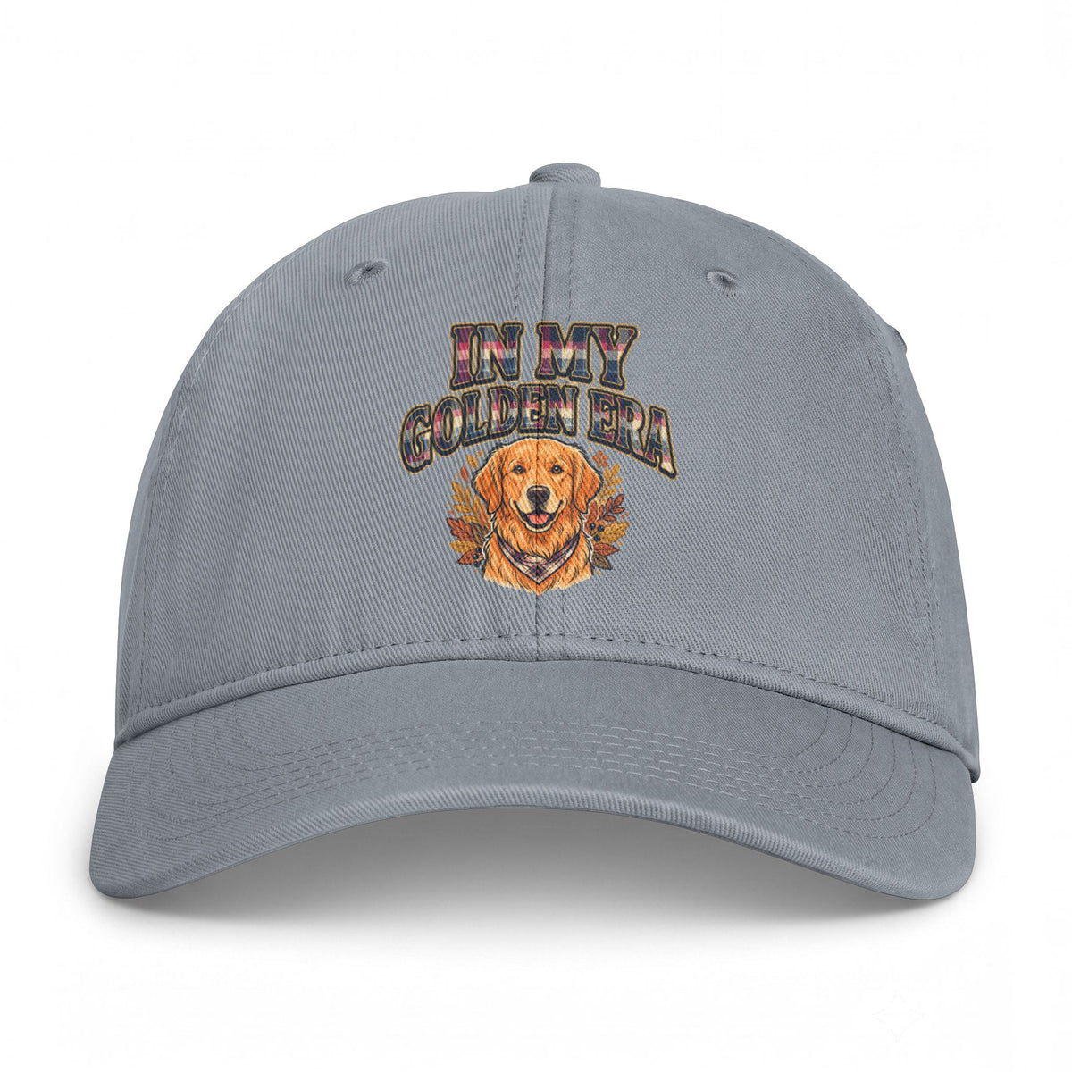 Embroidered 'In My Golden Era' Golden Retriever Cap