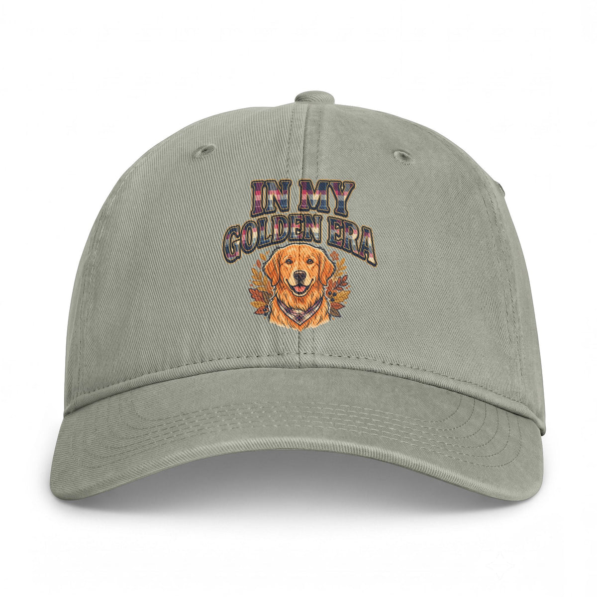 Embroidered 'In My Golden Era' Golden Retriever Cap