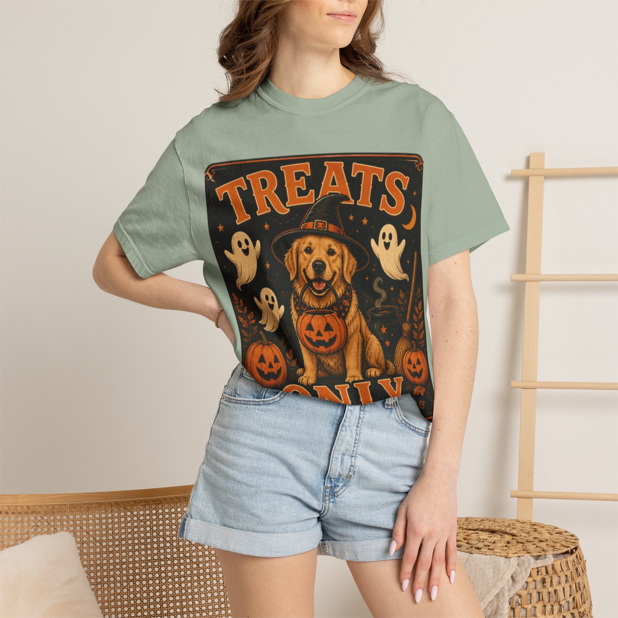 Halloween 'Treats Only' Dog T-Shirt