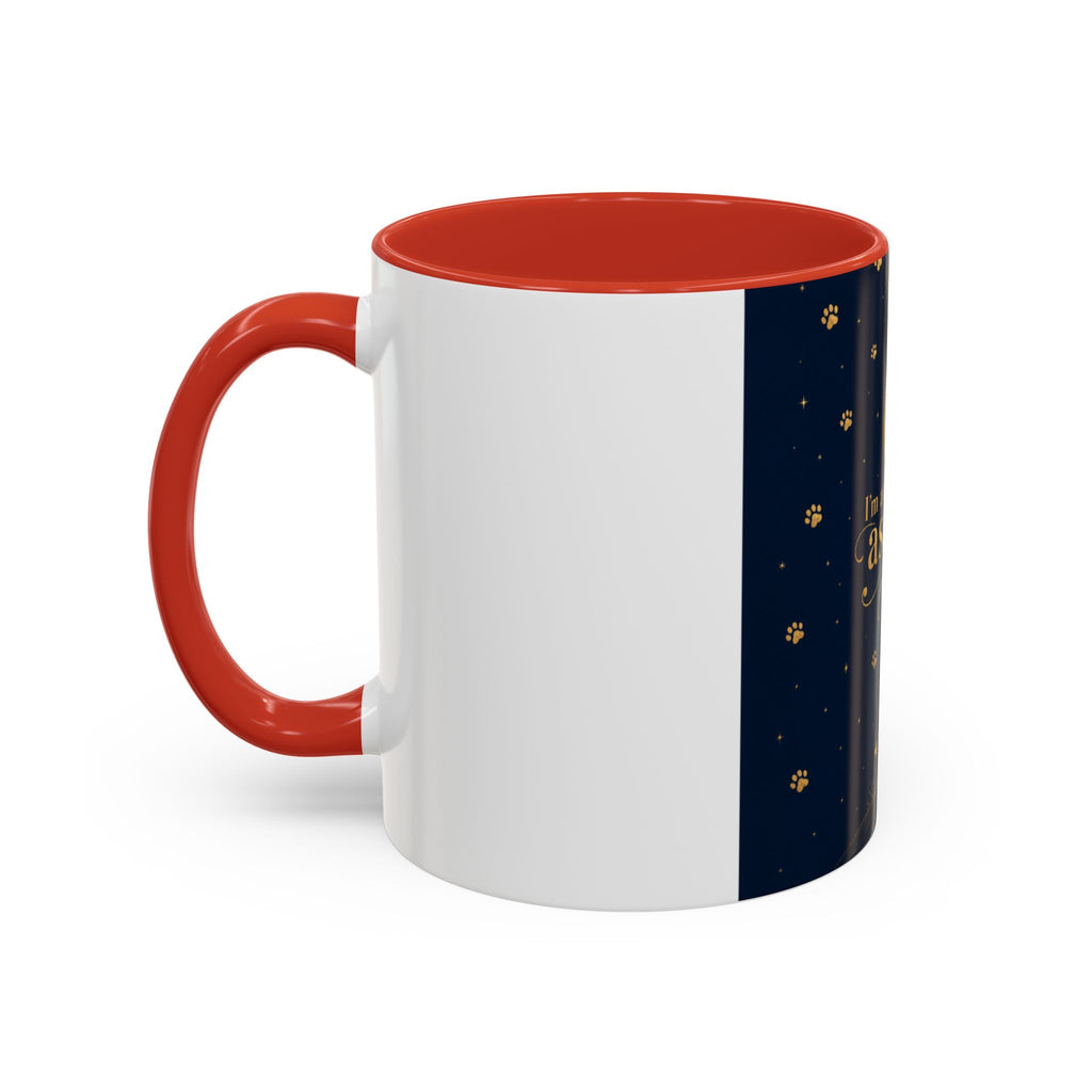 Accent Coffee Mug — “I’m an Astronaut, You’re the Moon” Dog Moonlight Design