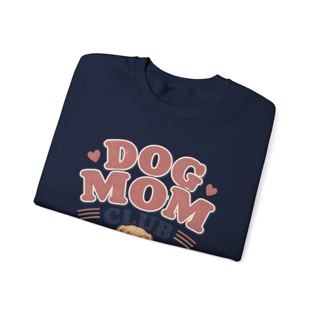 Dog Mom Club Sweatshirt — Cozy Crewneck for Dog Lovers