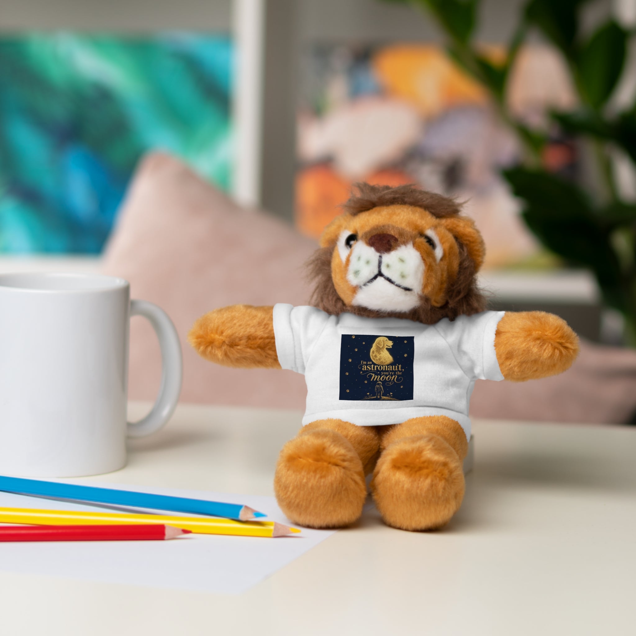 Teddy Bear — 'Instrumental Moon' Plush with Graphic Tee