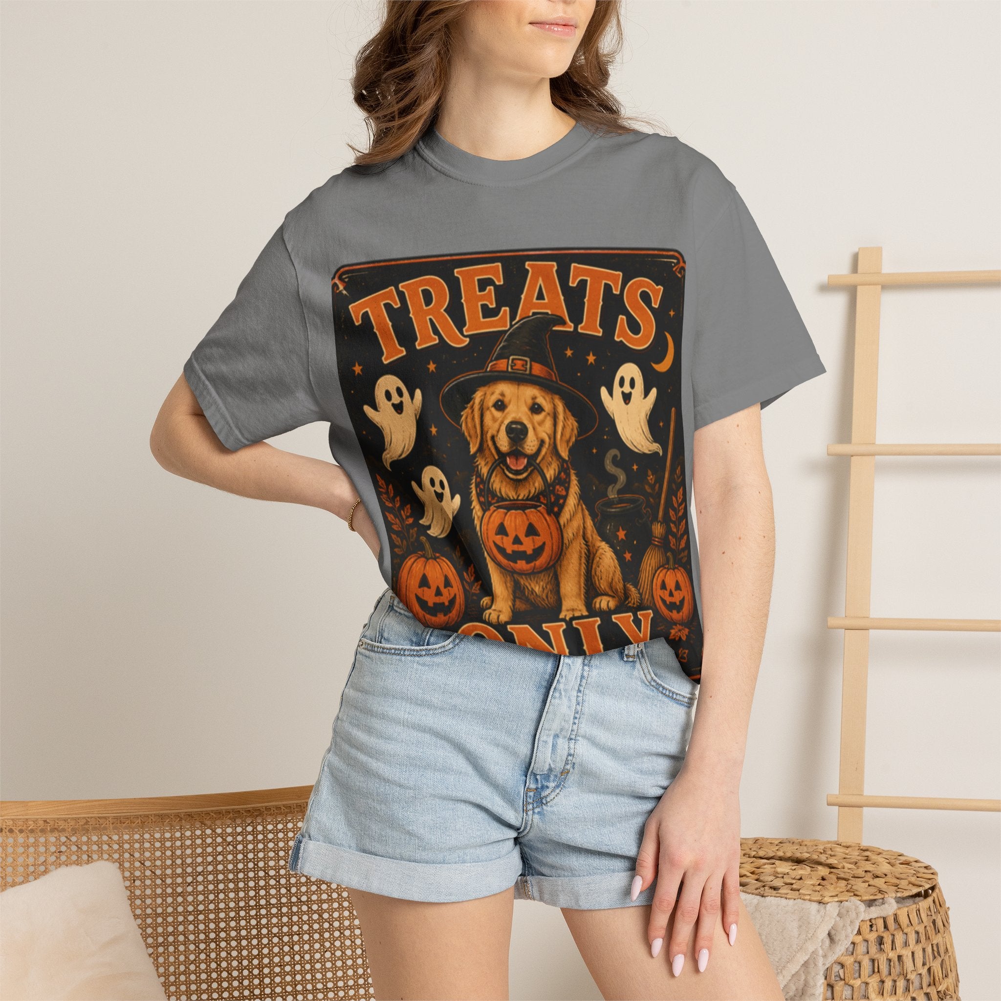Halloween 'Treats Only' Dog T-Shirt