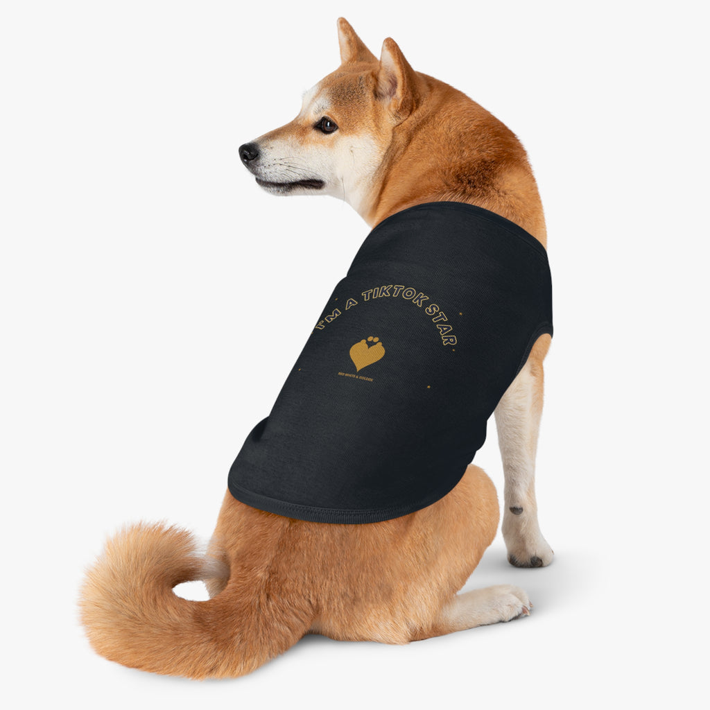 I'm A TikTok Star Pet Tank Top – Cute Social Media Dog/Cat Tee