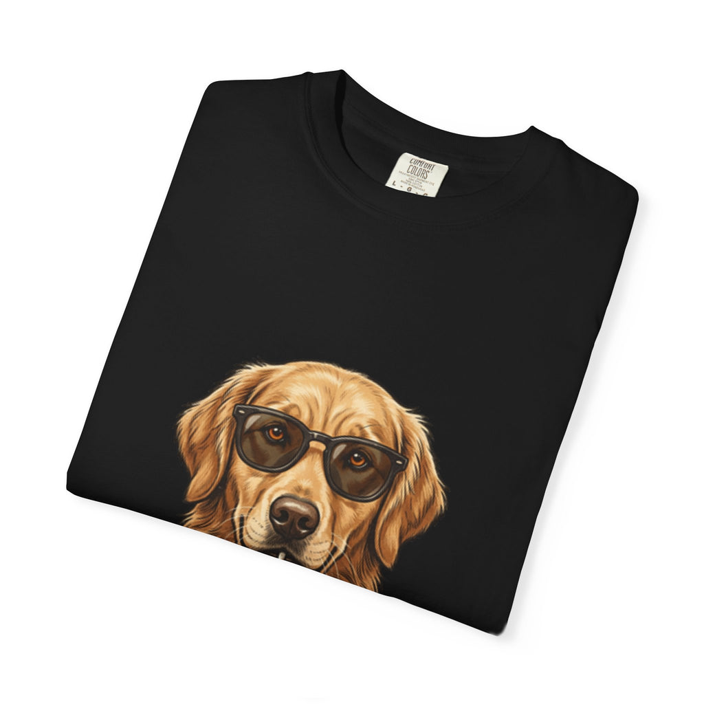 Cold Brew Golden Retriever T-Shirt — Dog Coffee Lover Tee