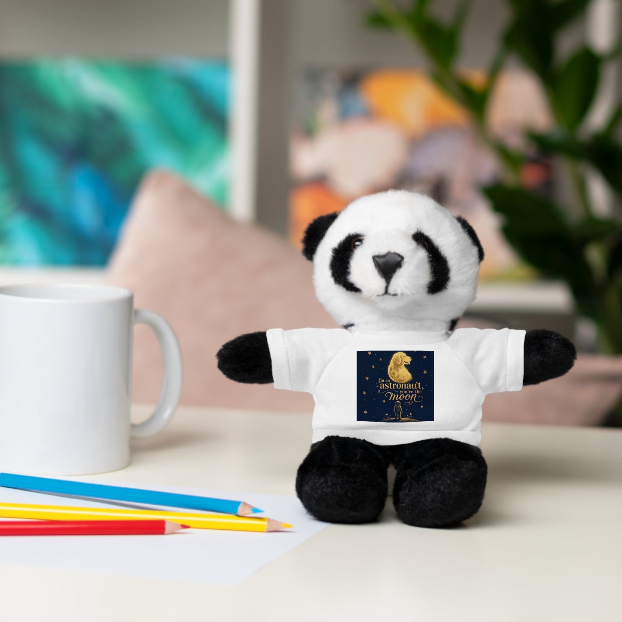 Teddy Bear — 'Instrumental Moon' Plush with Graphic Tee