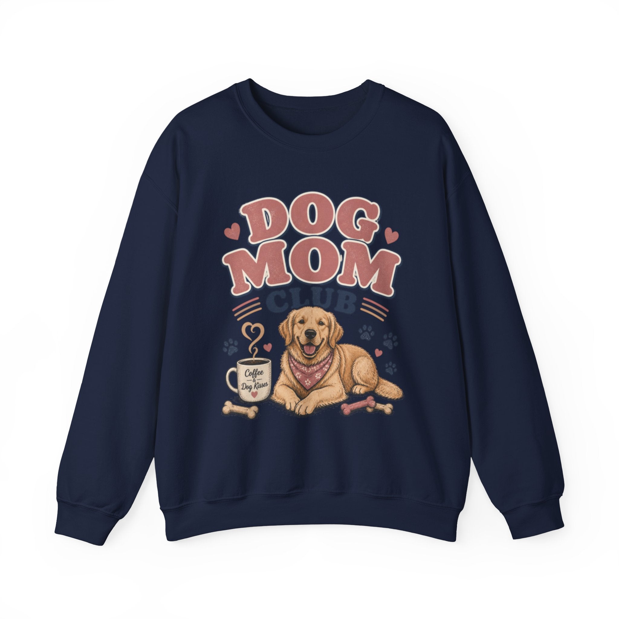 Dog Mom Club Sweatshirt — Cozy Crewneck for Dog Lovers