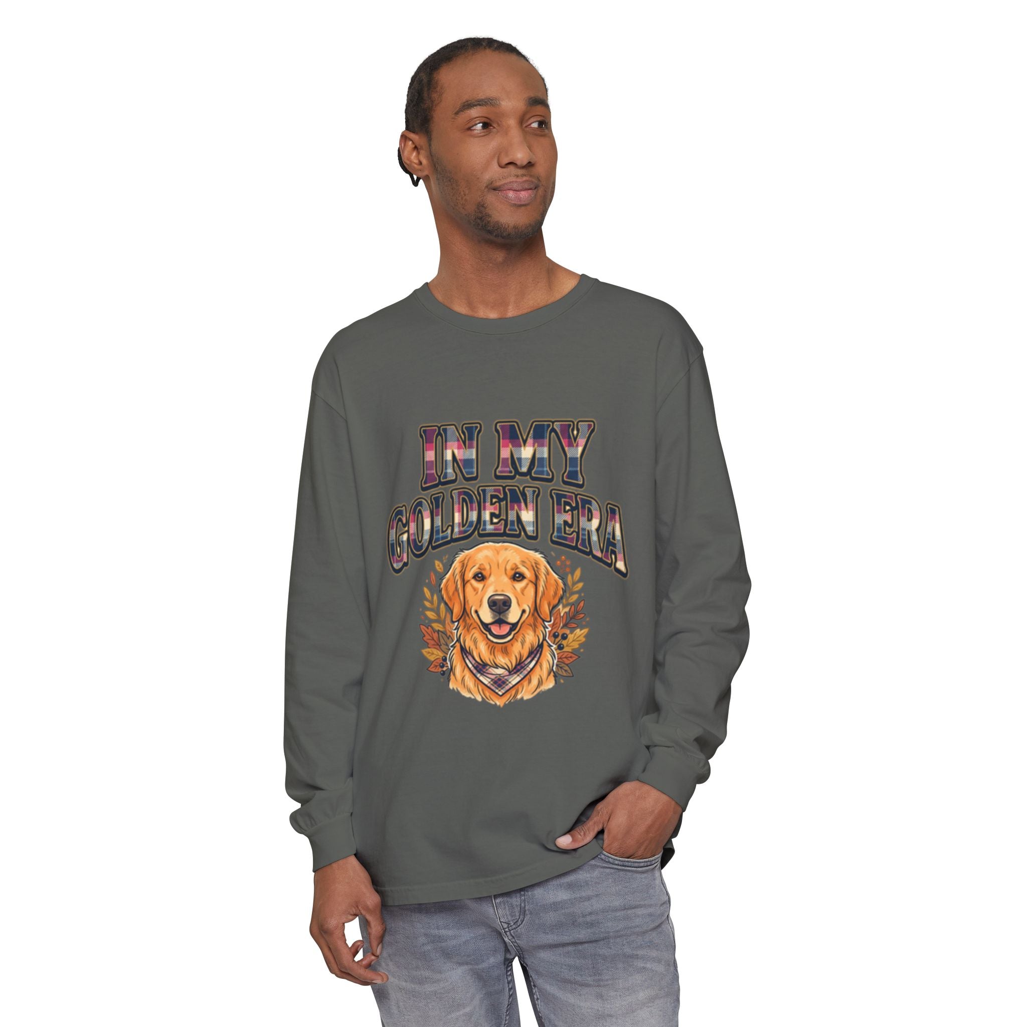 In My Golden Era Long Sleeve T-Shirt — Golden Retriever Graphic