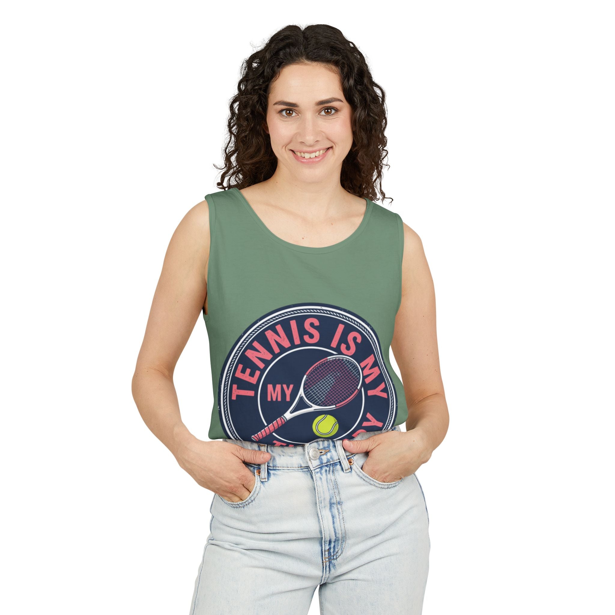 Tennis Is My Therapy Tank Top