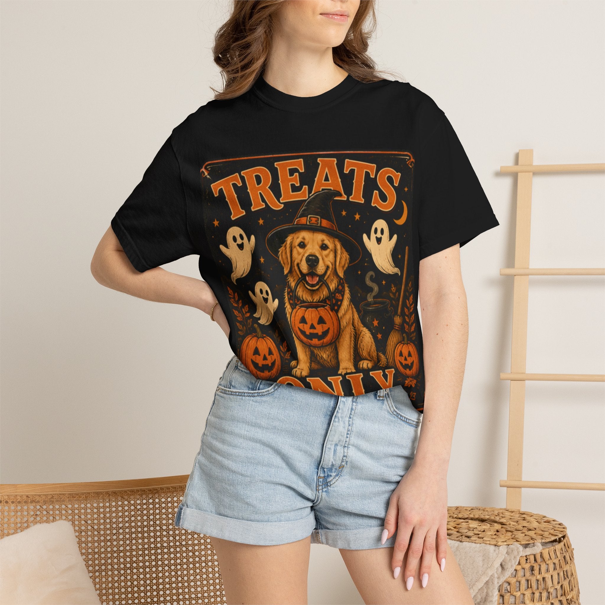 Halloween 'Treats Only' Dog T-Shirt