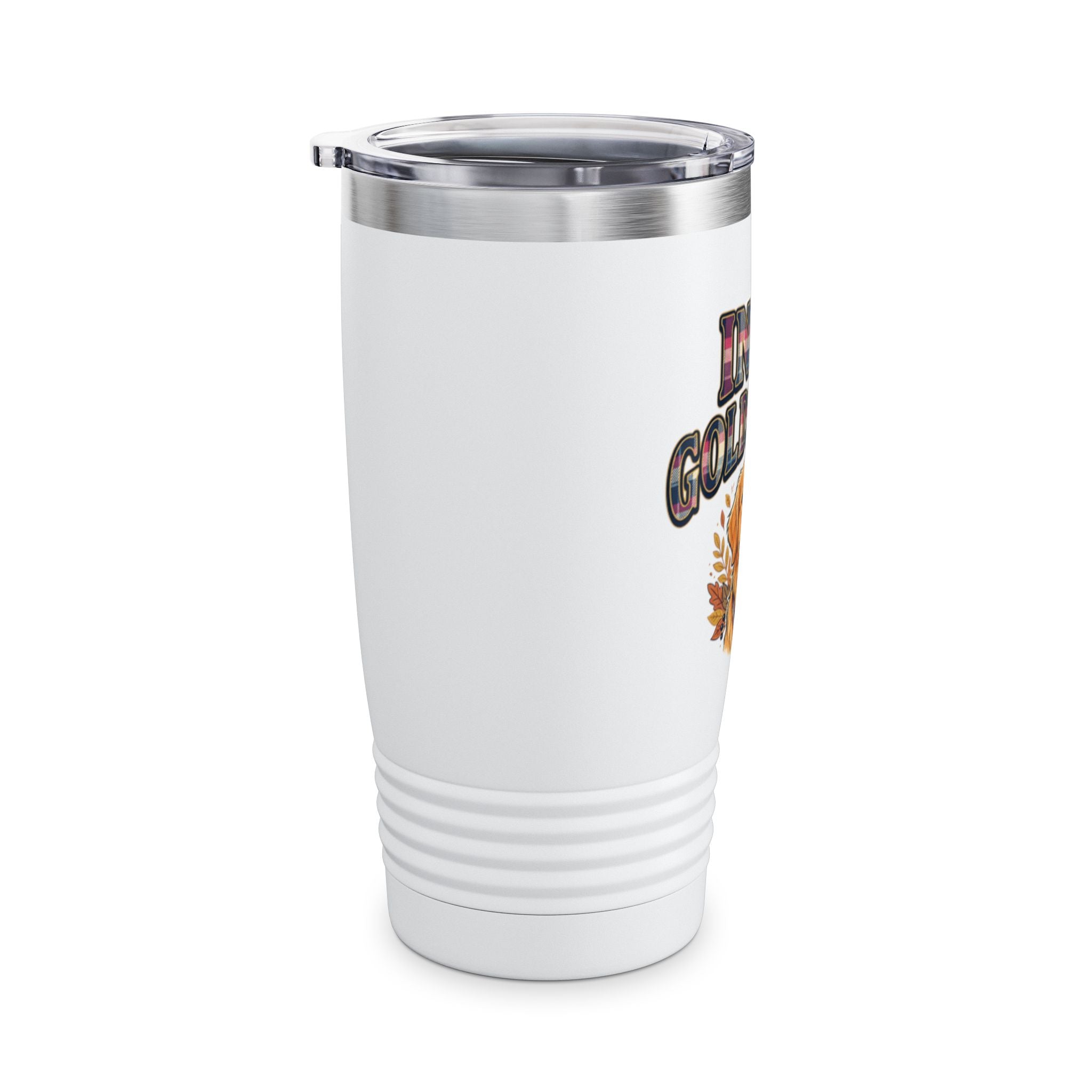 In My Golden Era Golden Retriever Tumbler — 20oz Insulated Travel Cup