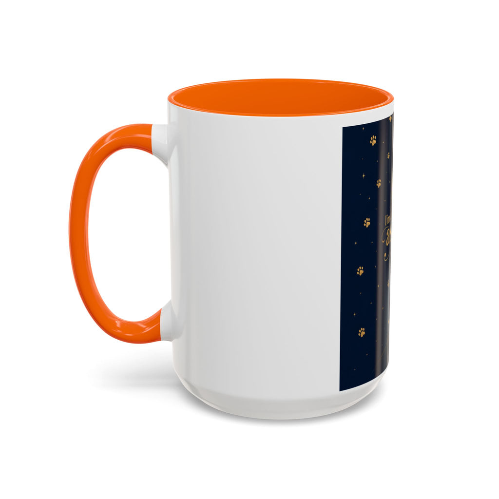 Accent Coffee Mug — “I’m an Astronaut, You’re the Moon” Dog Moonlight Design