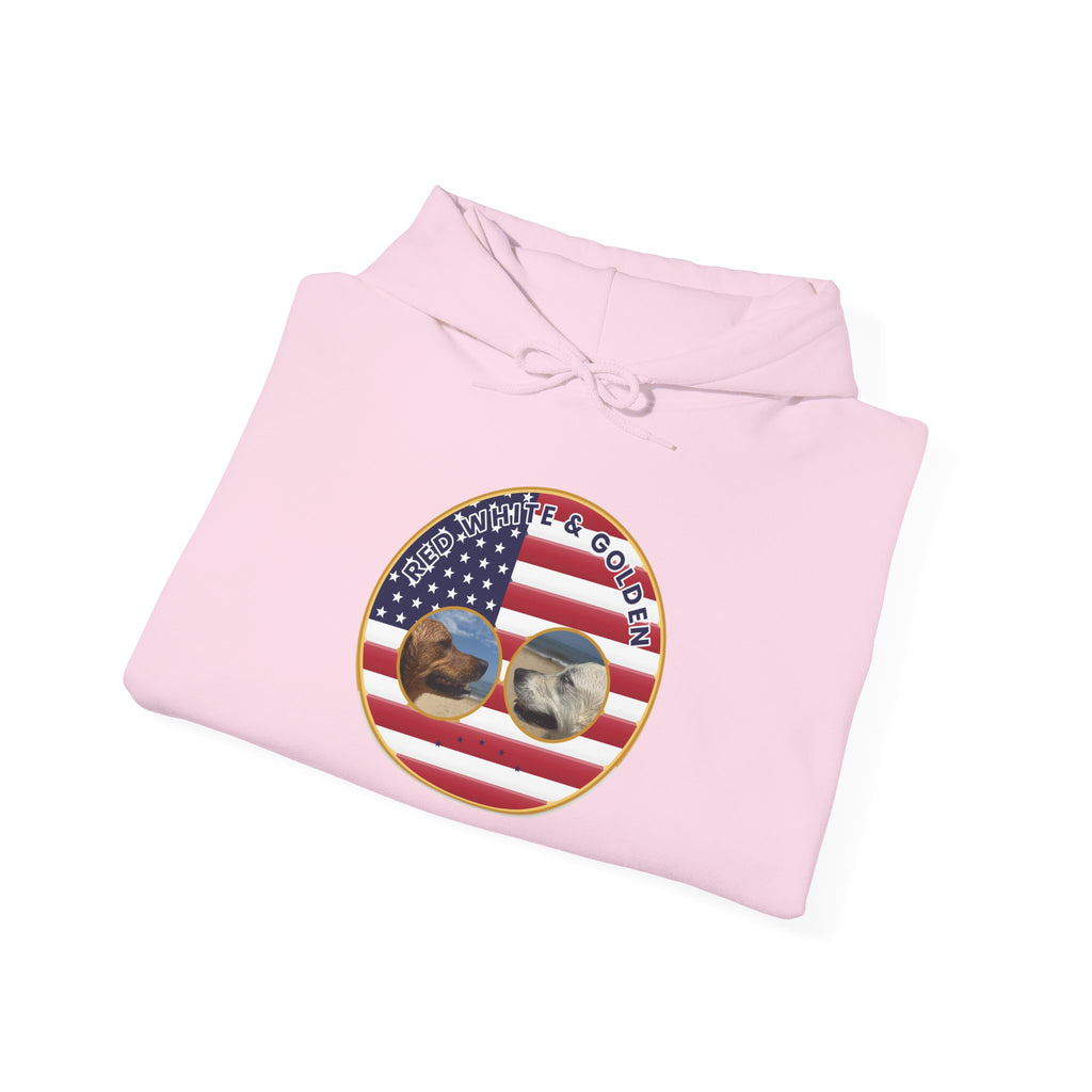 American Flag Sunglasses Hoodie — Patriotic USA Eagle Graphic Sweatshirt