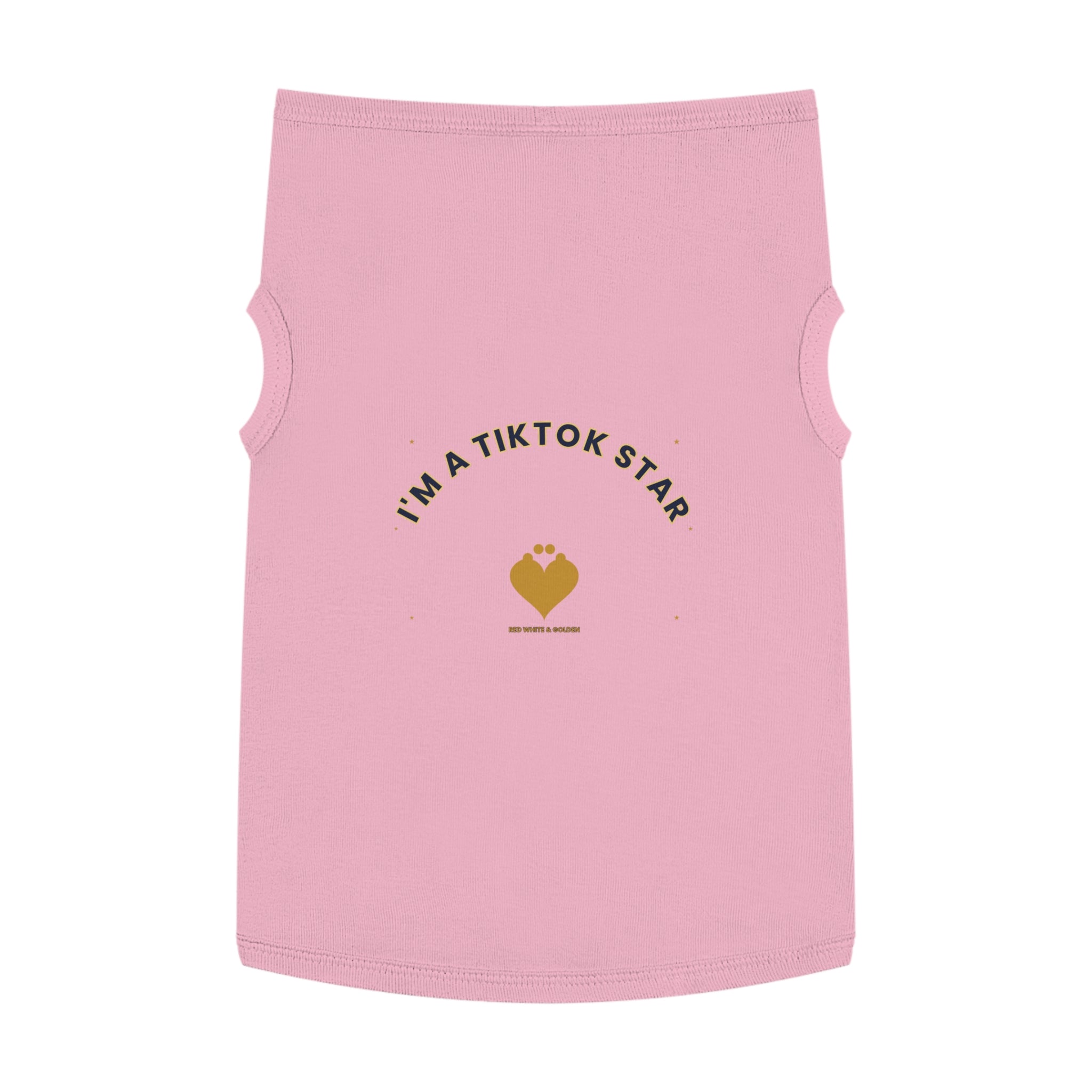 I'm A TikTok Star Pet Tank Top – Cute Social Media Dog/Cat Tee