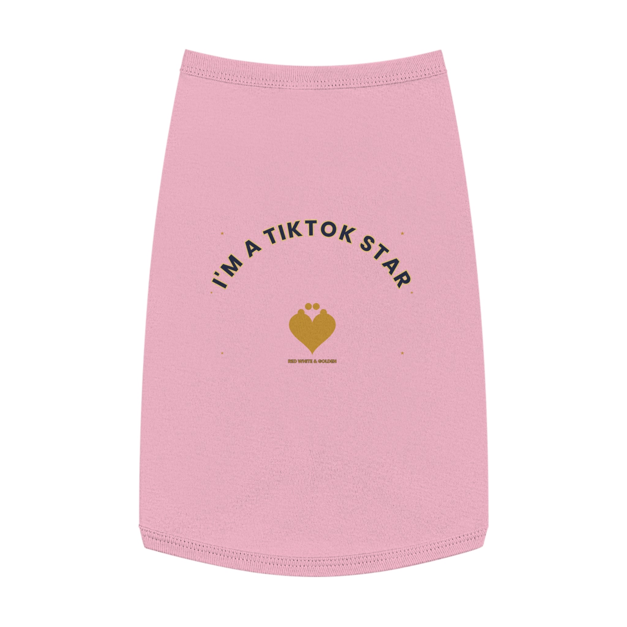 I'm A TikTok Star Pet Tank Top – Cute Social Media Dog/Cat Tee