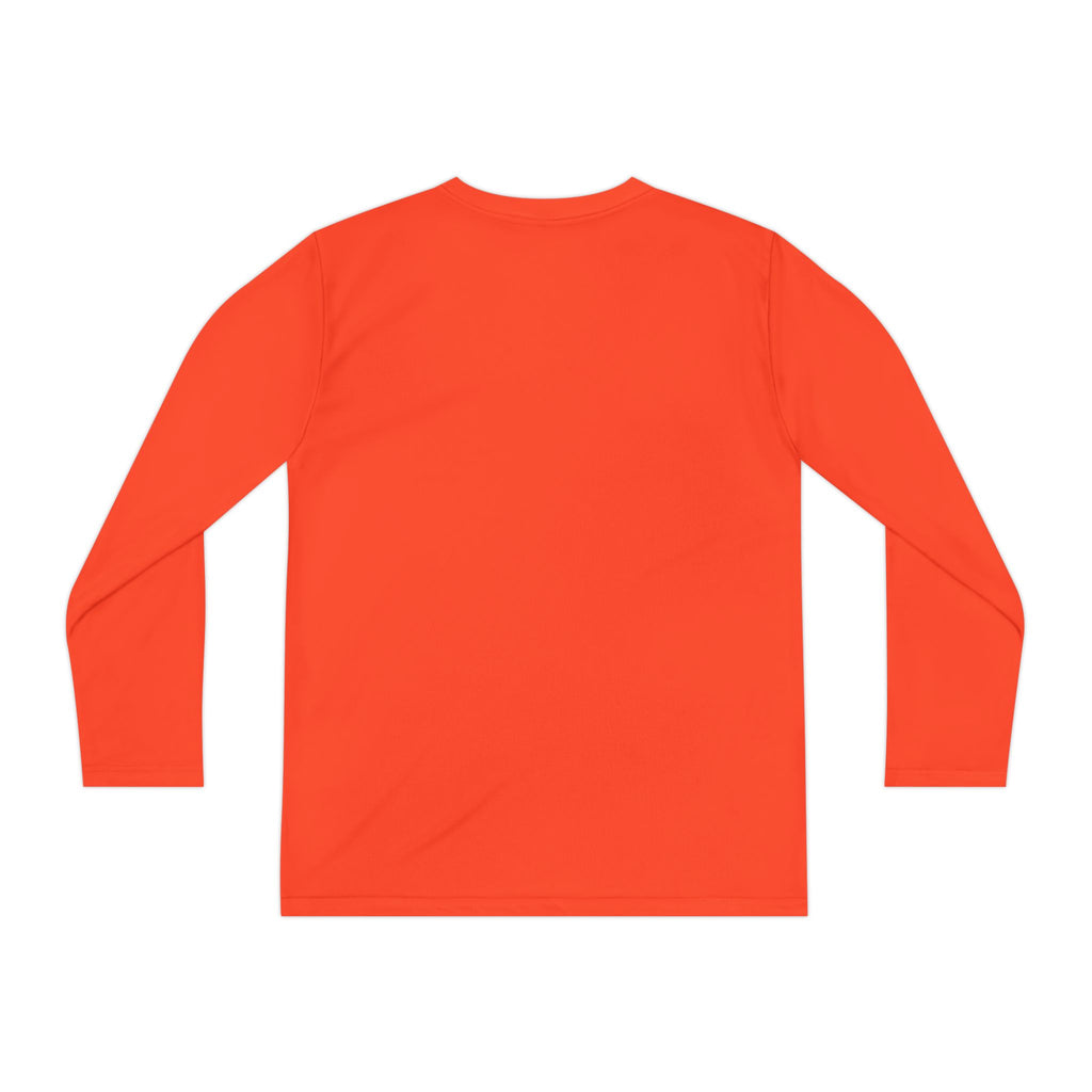Halloween 'Treats Only' Youth Long Sleeve Tee - Cute Puppy & Ghosts Pumpkin Shirt