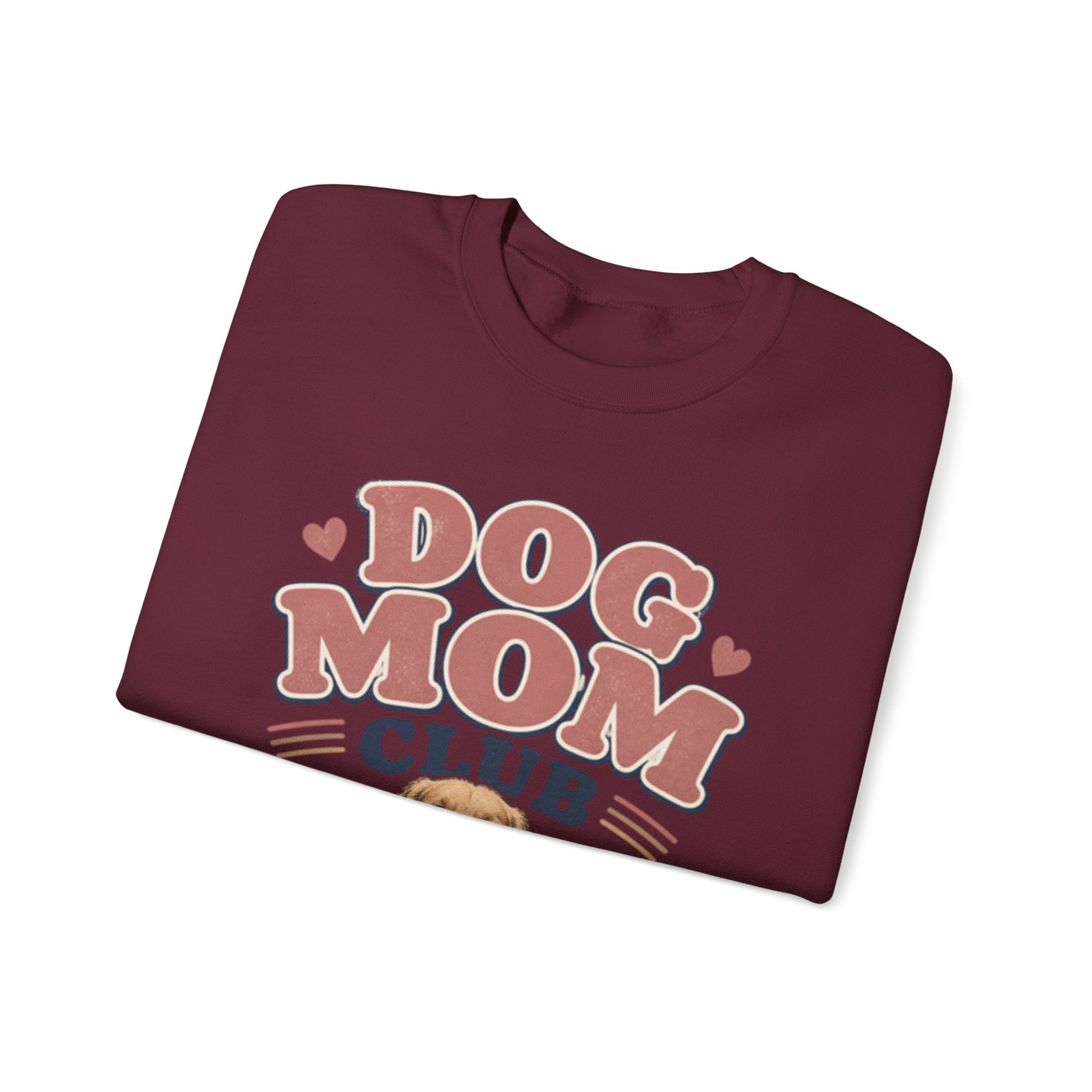 Dog Mom Club Sweatshirt — Cozy Crewneck for Dog Lovers