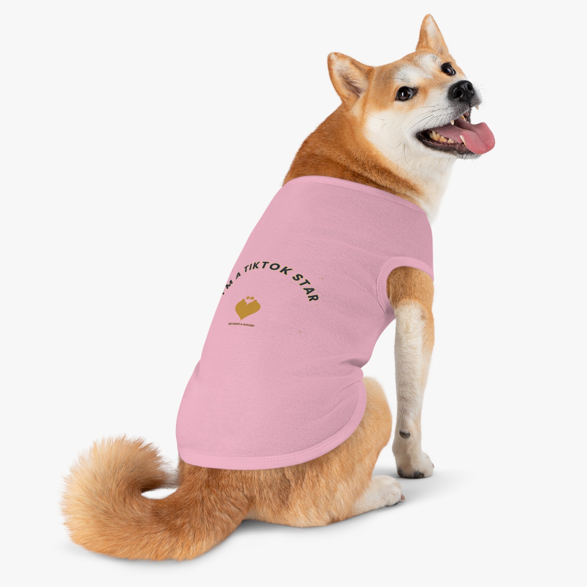I'm A TikTok Star Pet Tank Top – Cute Social Media Dog/Cat Tee