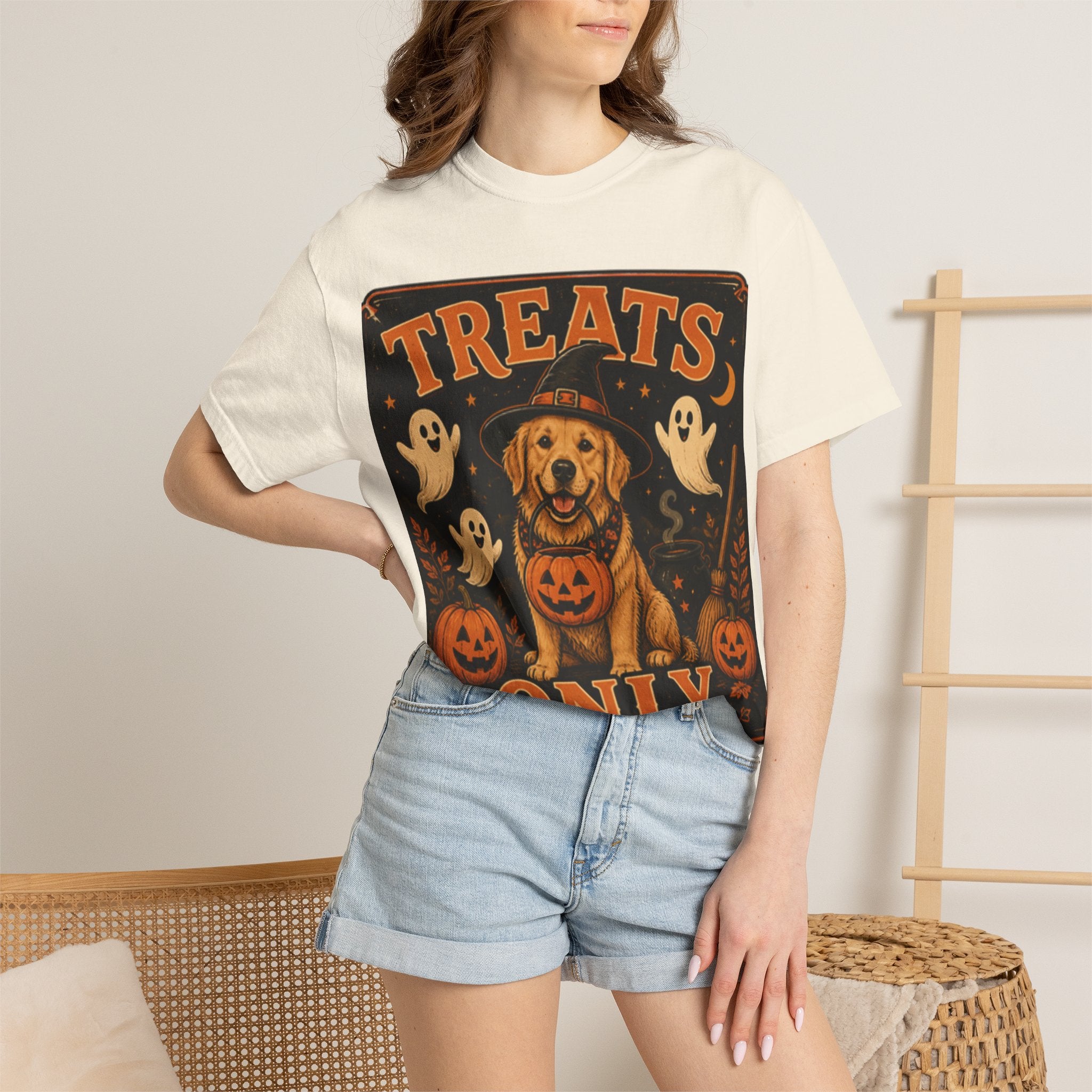 Halloween 'Treats Only' Dog T-Shirt