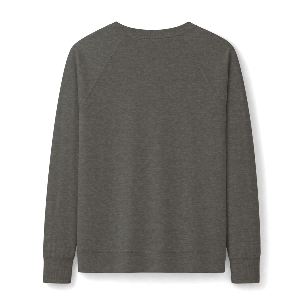 Women's Halloween 'Treats Only' Crewneck Sweatshirt — Pumpkin Dog & Ghosts