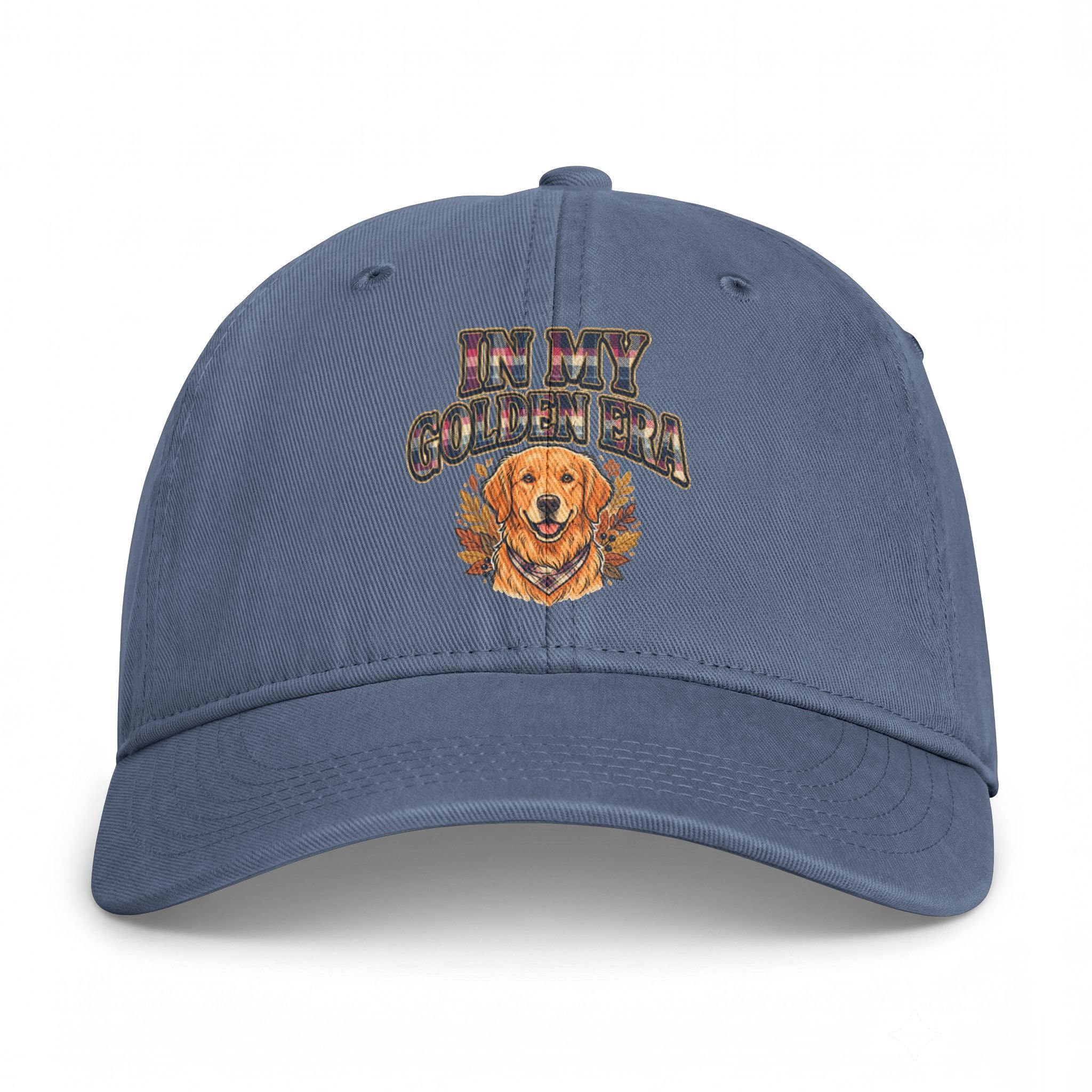 Embroidered 'In My Golden Era' Golden Retriever Cap