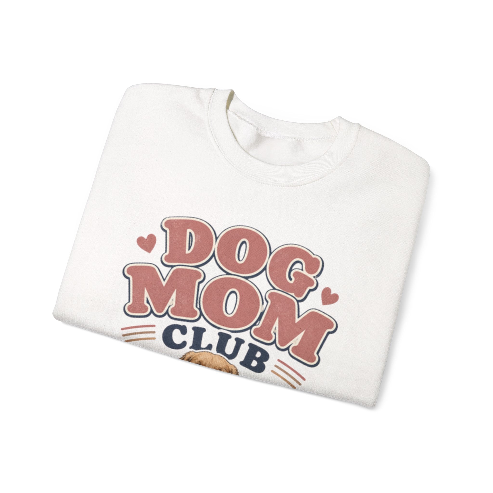 Dog Mom Club Sweatshirt — Cozy Crewneck for Dog Lovers