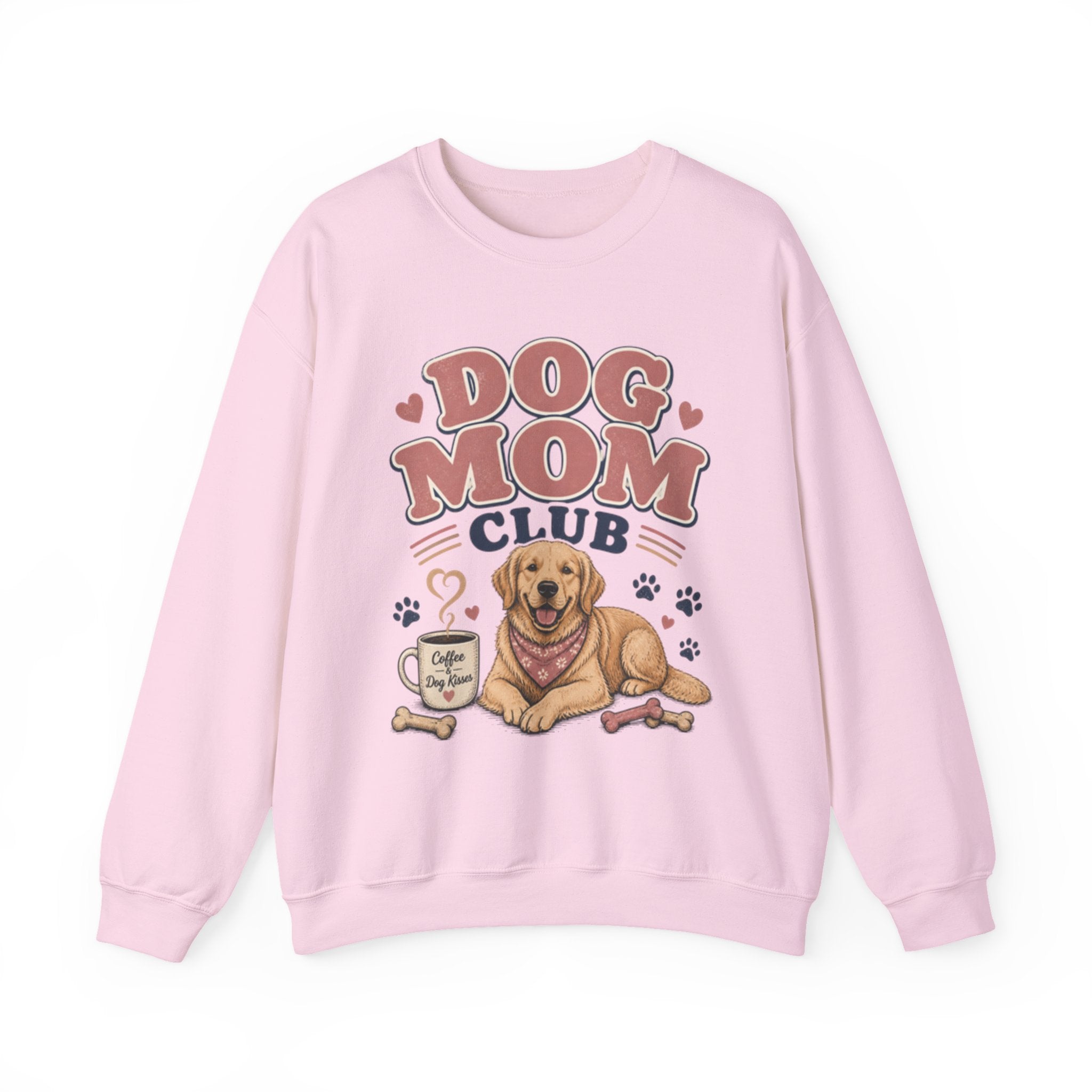 Dog Mom Club Sweatshirt — Cozy Crewneck for Dog Lovers