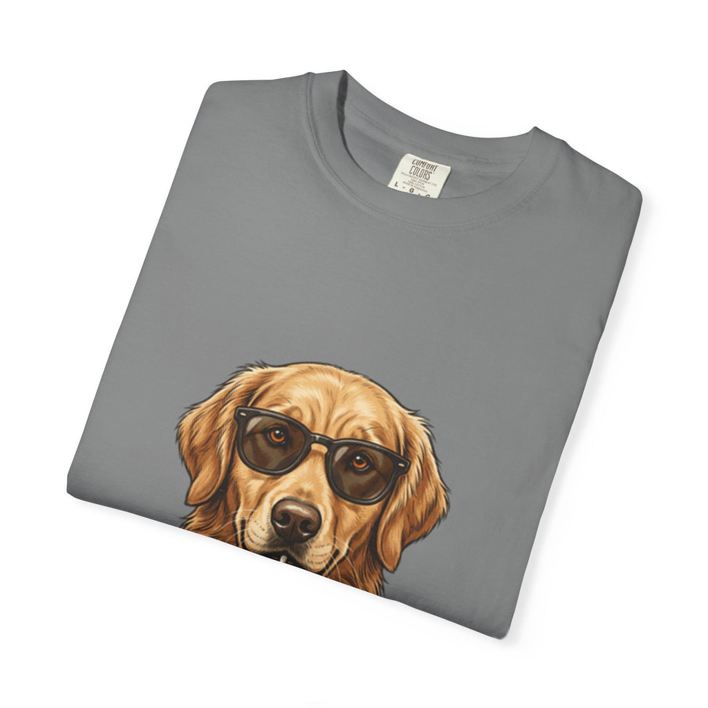 Cold Brew Golden Retriever T-Shirt — Dog Coffee Lover Tee