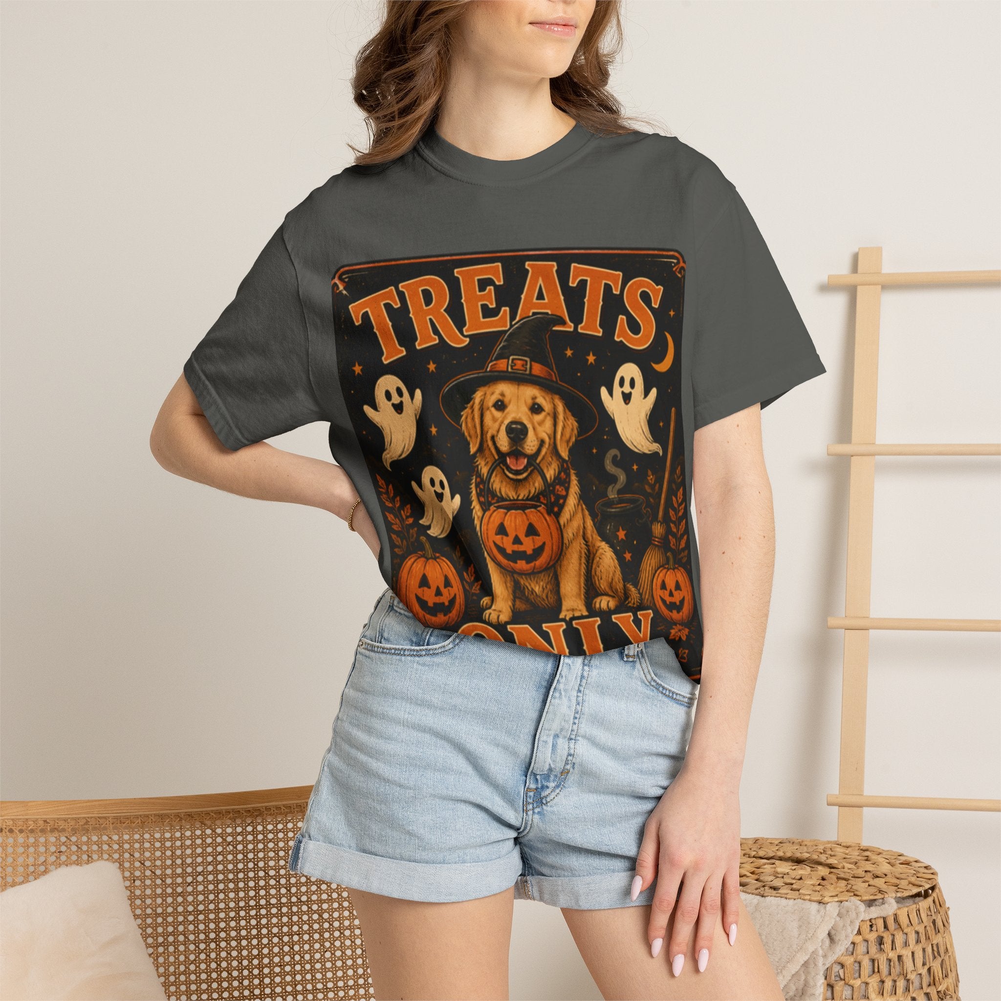 Halloween 'Treats Only' Dog T-Shirt