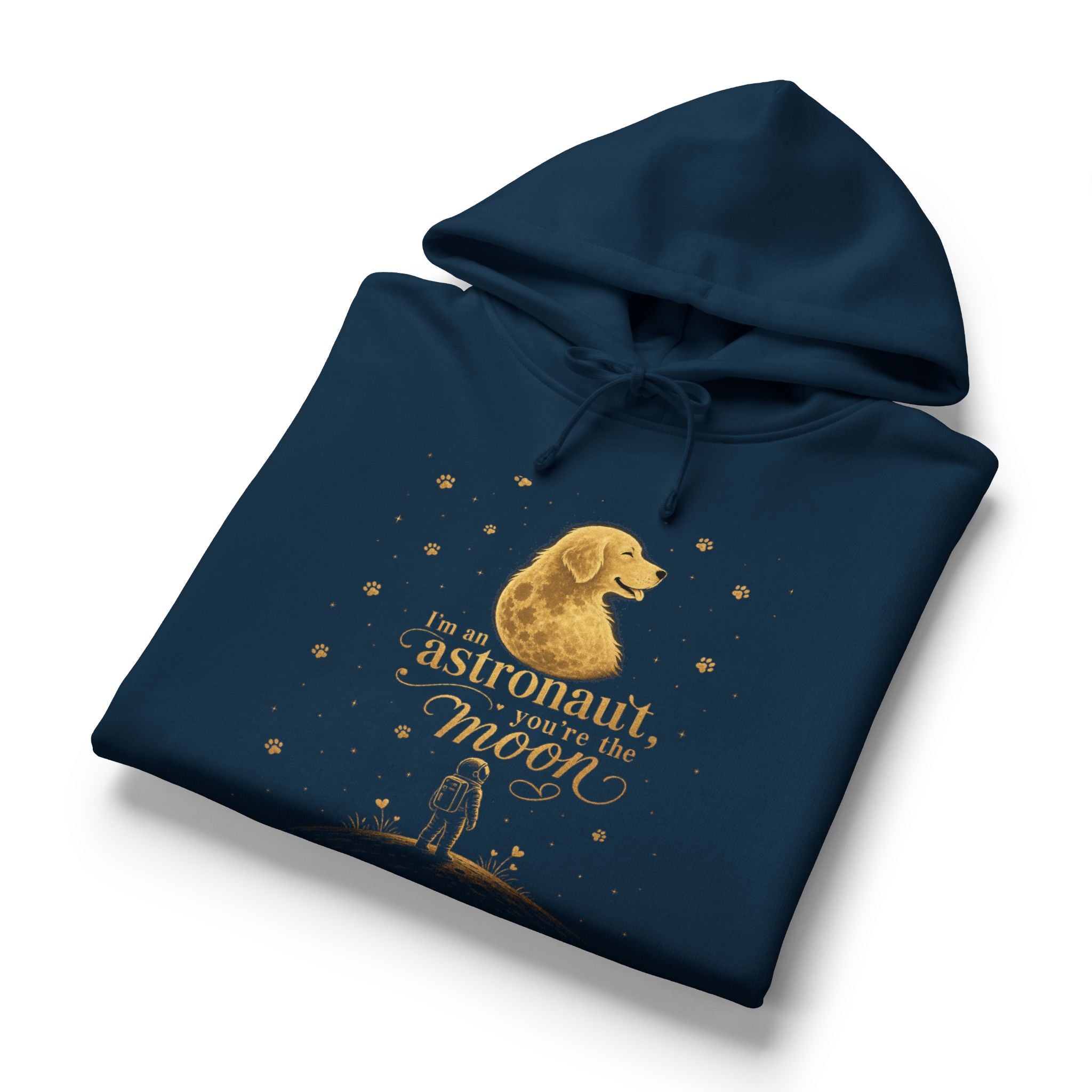 Women's 'Astronaut on the Moon' Cute Chick Hoodie – Organic Cozy Pullover