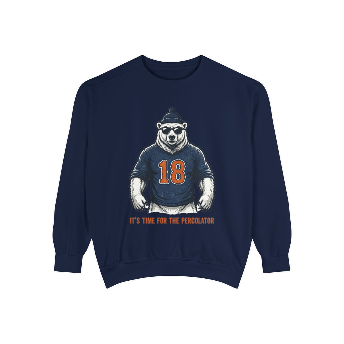 Bear Mascot Sweatshirt — "It's Time for the Predator" Team Pullover