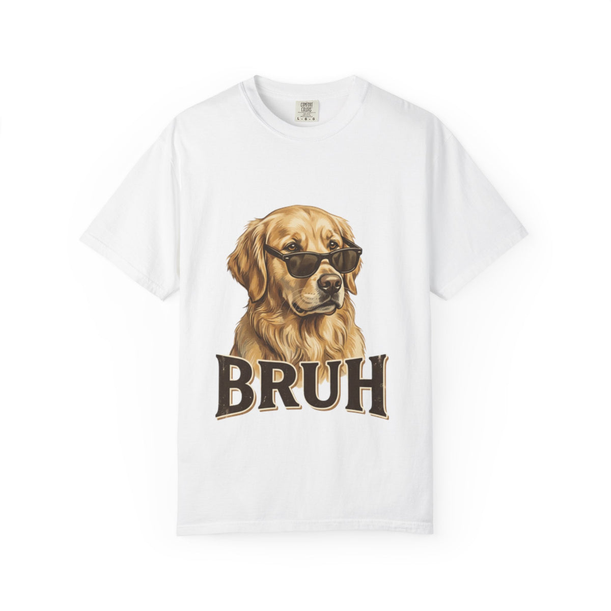 Bruh Sunglasses Golden Retriever T-Shirt