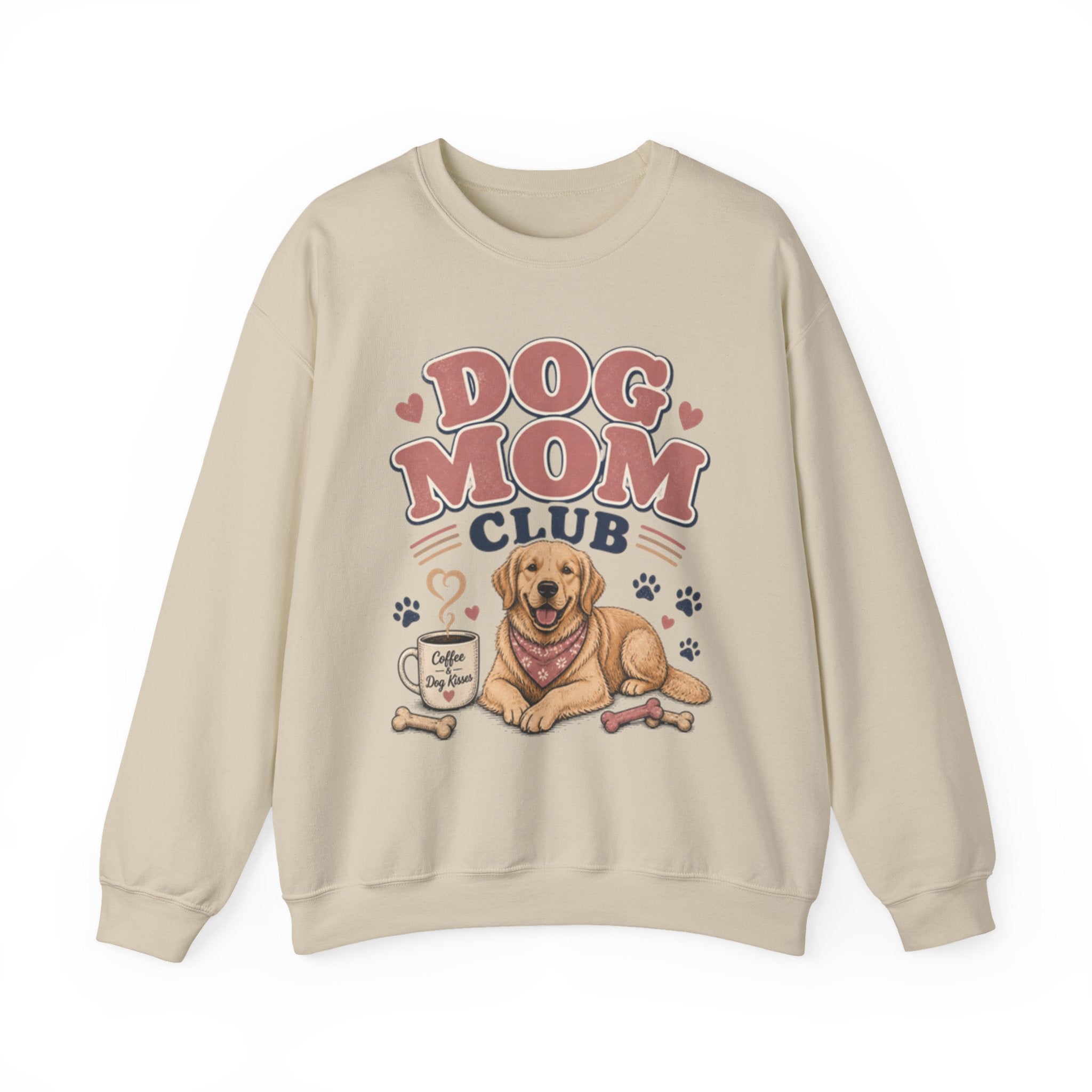 Dog Mom Club Sweatshirt — Cozy Crewneck for Dog Lovers