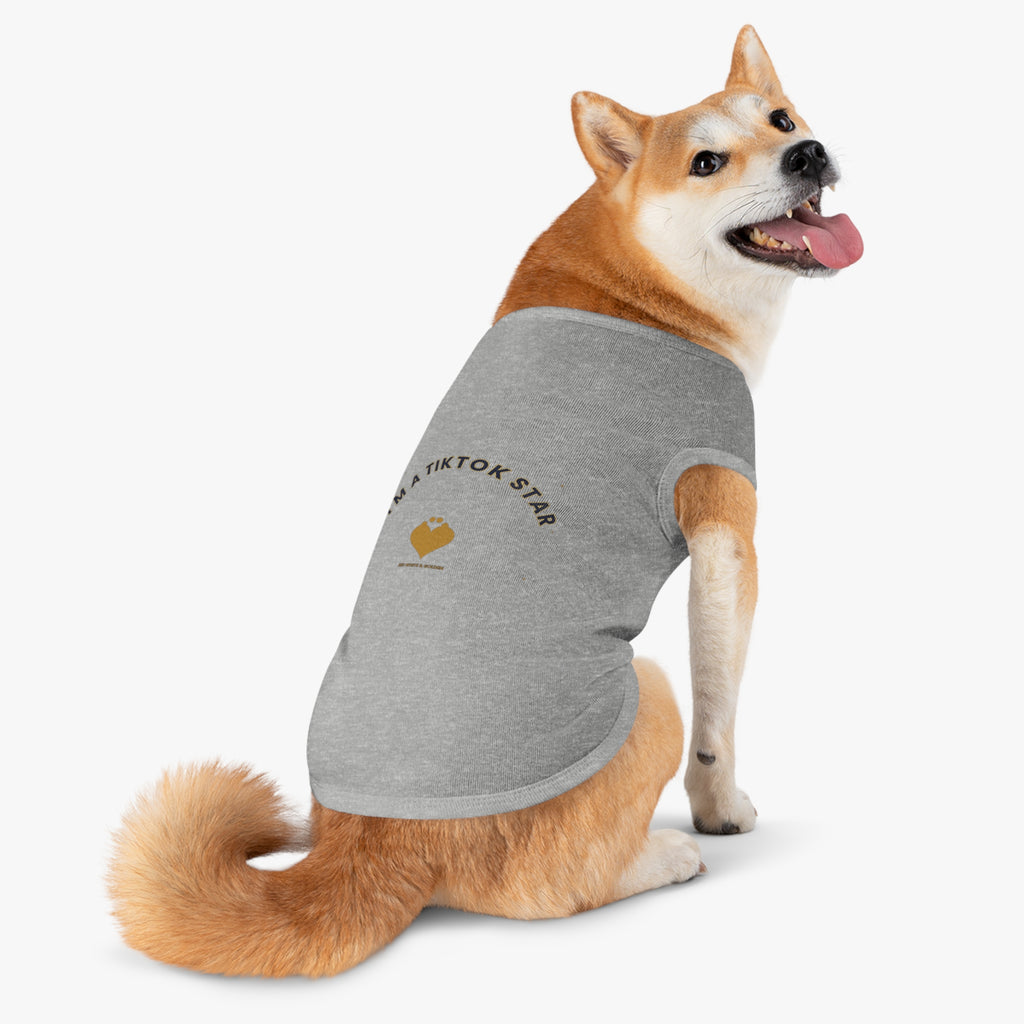 I'm A TikTok Star Pet Tank Top – Cute Social Media Dog/Cat Tee