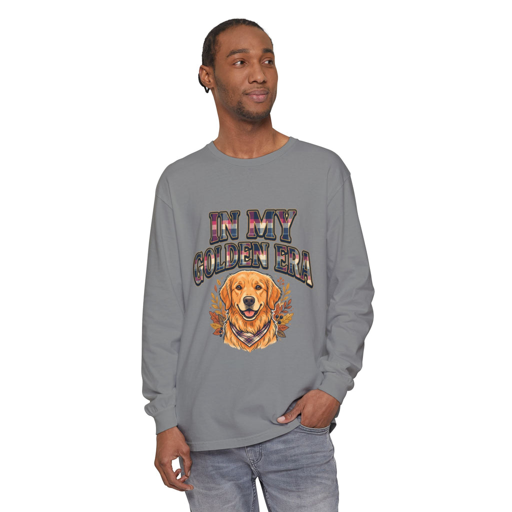 In My Golden Era Long Sleeve T-Shirt — Golden Retriever Graphic