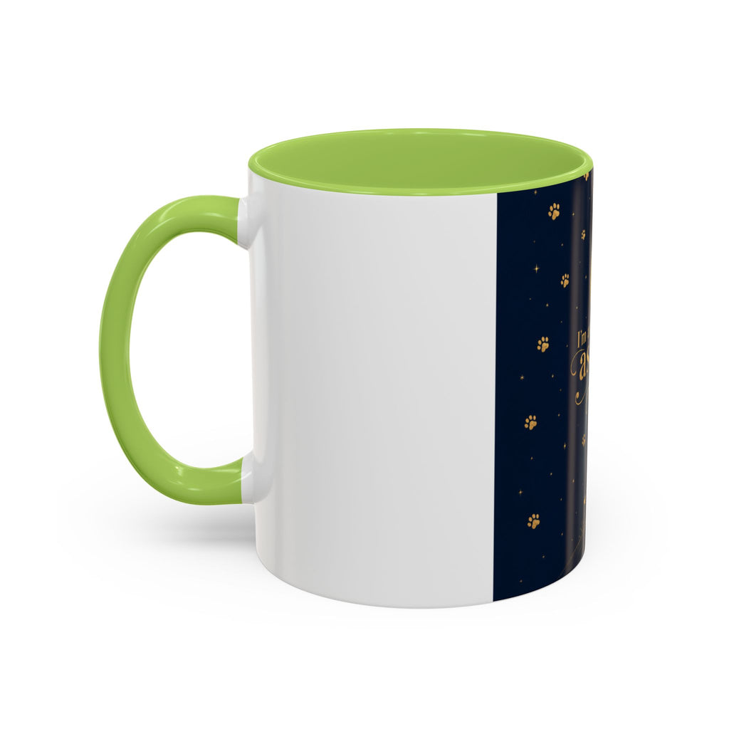 Accent Coffee Mug — “I’m an Astronaut, You’re the Moon” Dog Moonlight Design