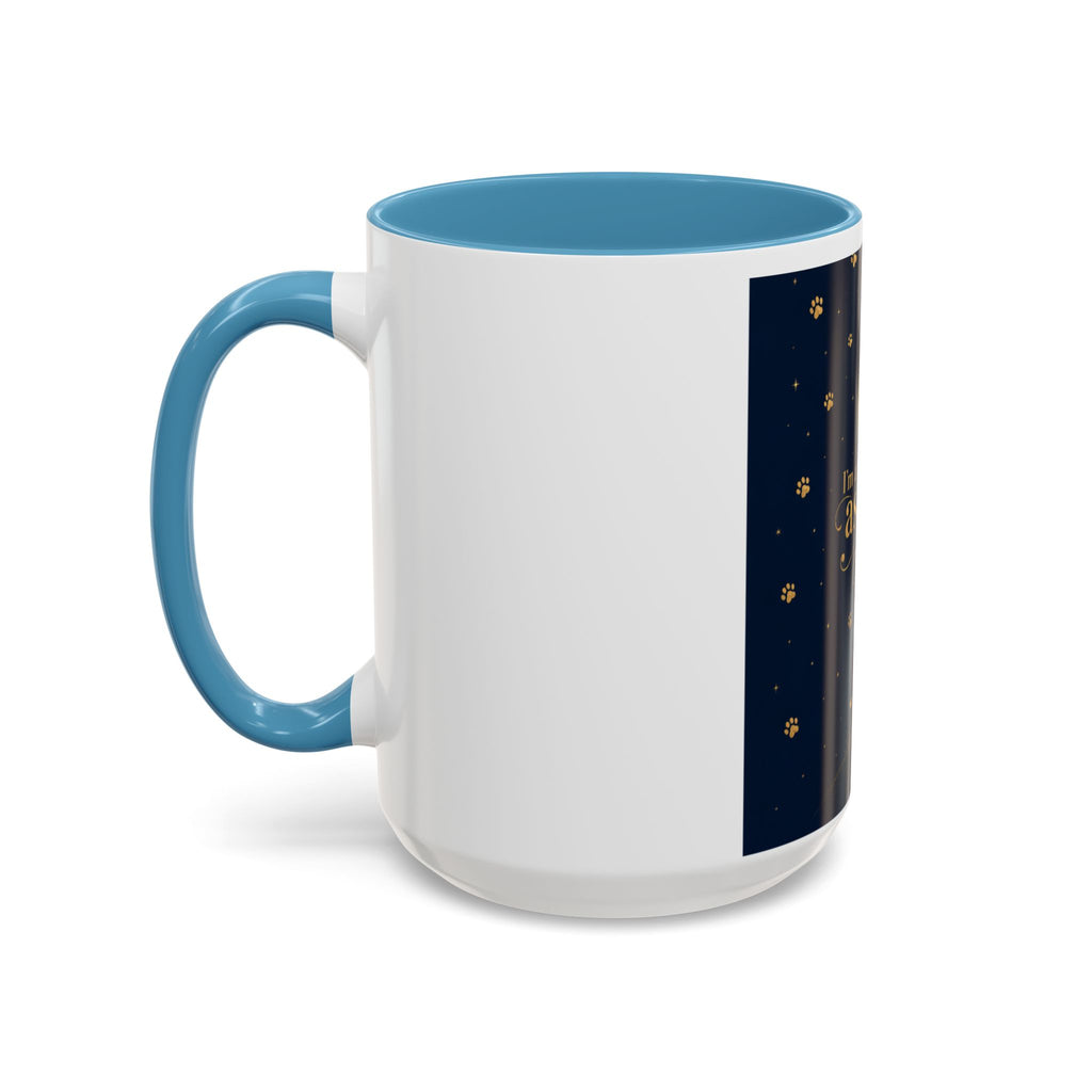 Accent Coffee Mug — “I’m an Astronaut, You’re the Moon” Dog Moonlight Design