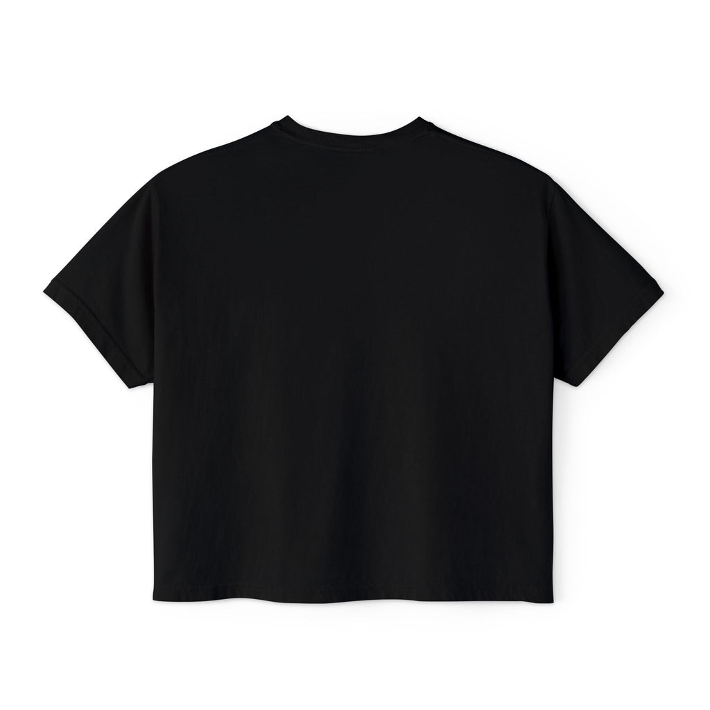 Dog Mom Club Boxy Tee — Cute Golden Retriever Graphic T-Shirt for Women