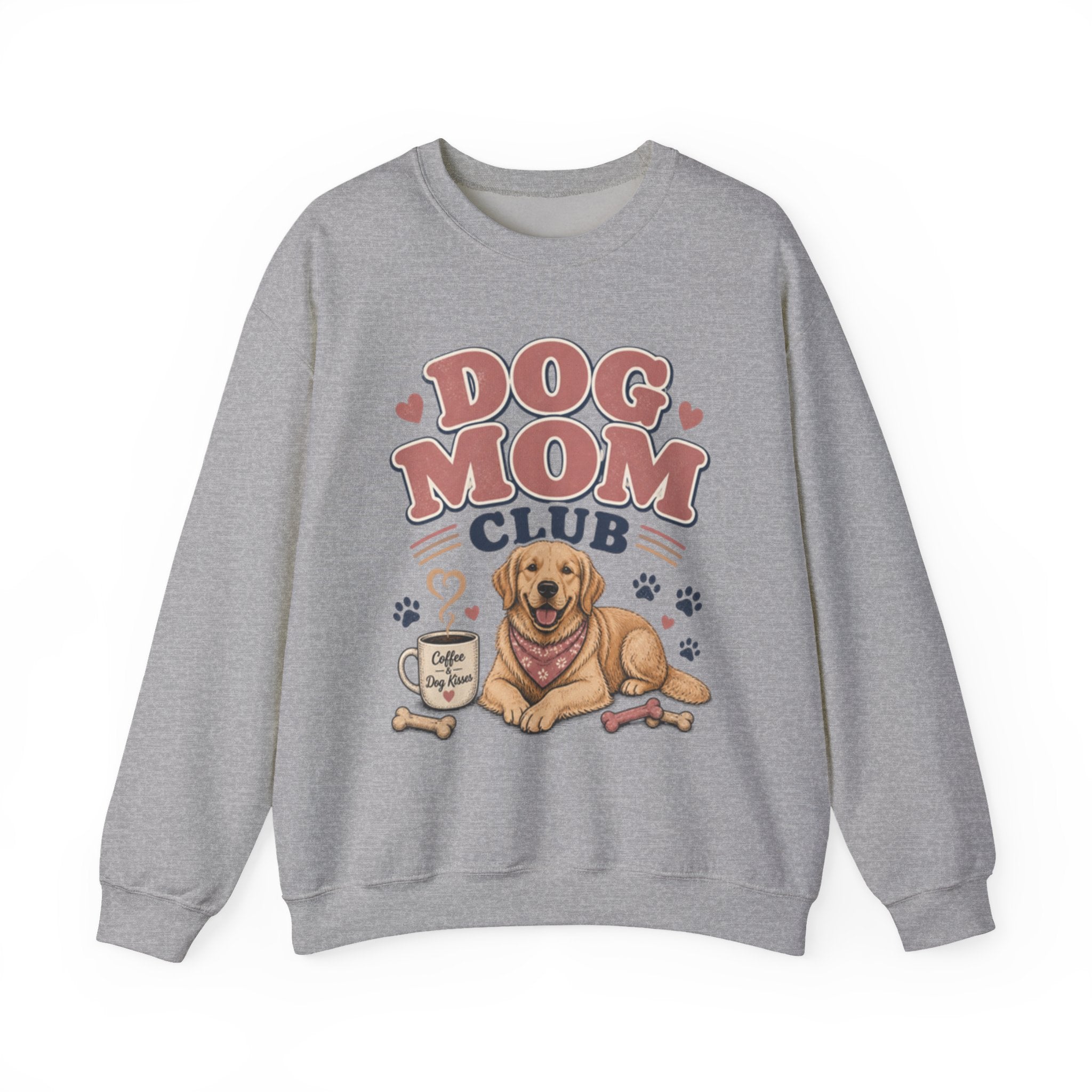 Dog Mom Club Sweatshirt — Cozy Crewneck for Dog Lovers
