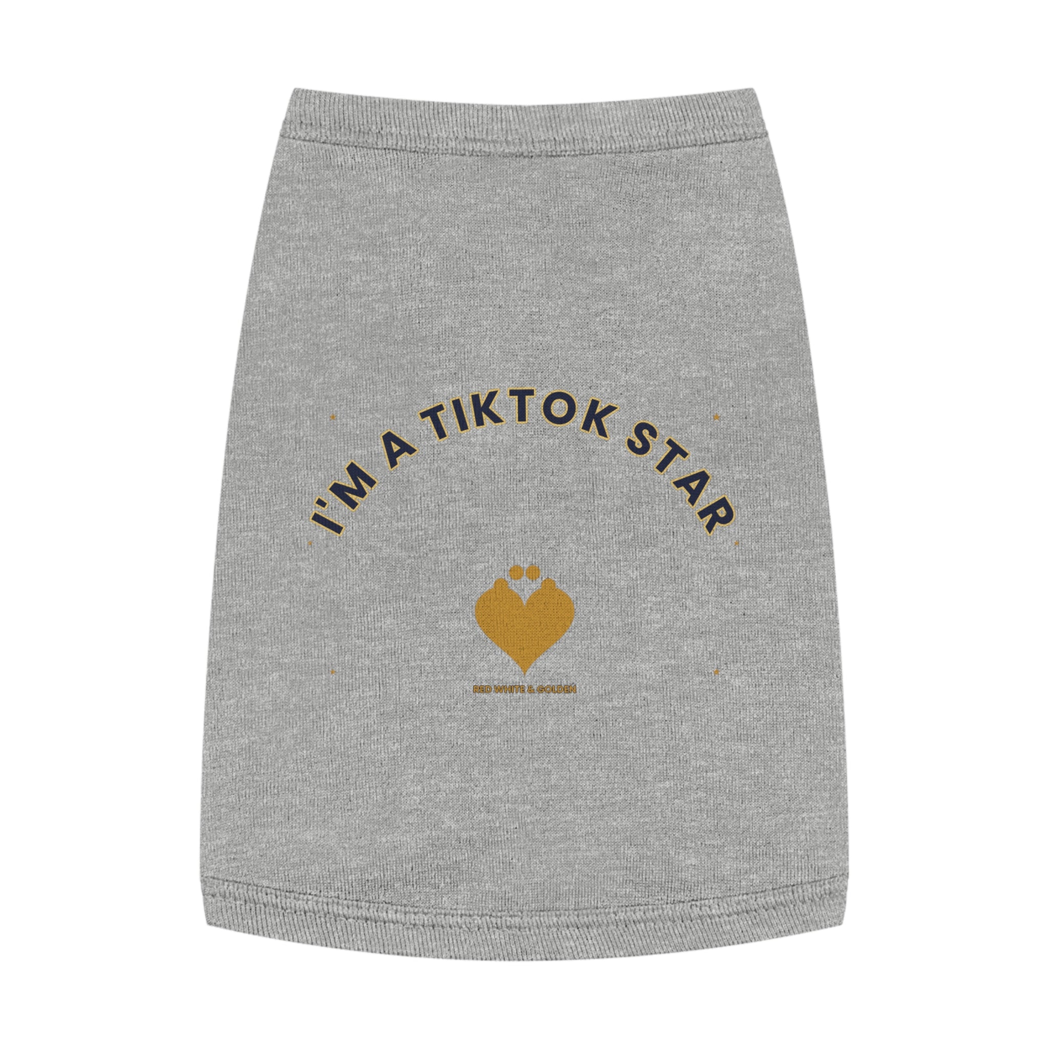 I'm A TikTok Star Pet Tank Top – Cute Social Media Dog/Cat Tee