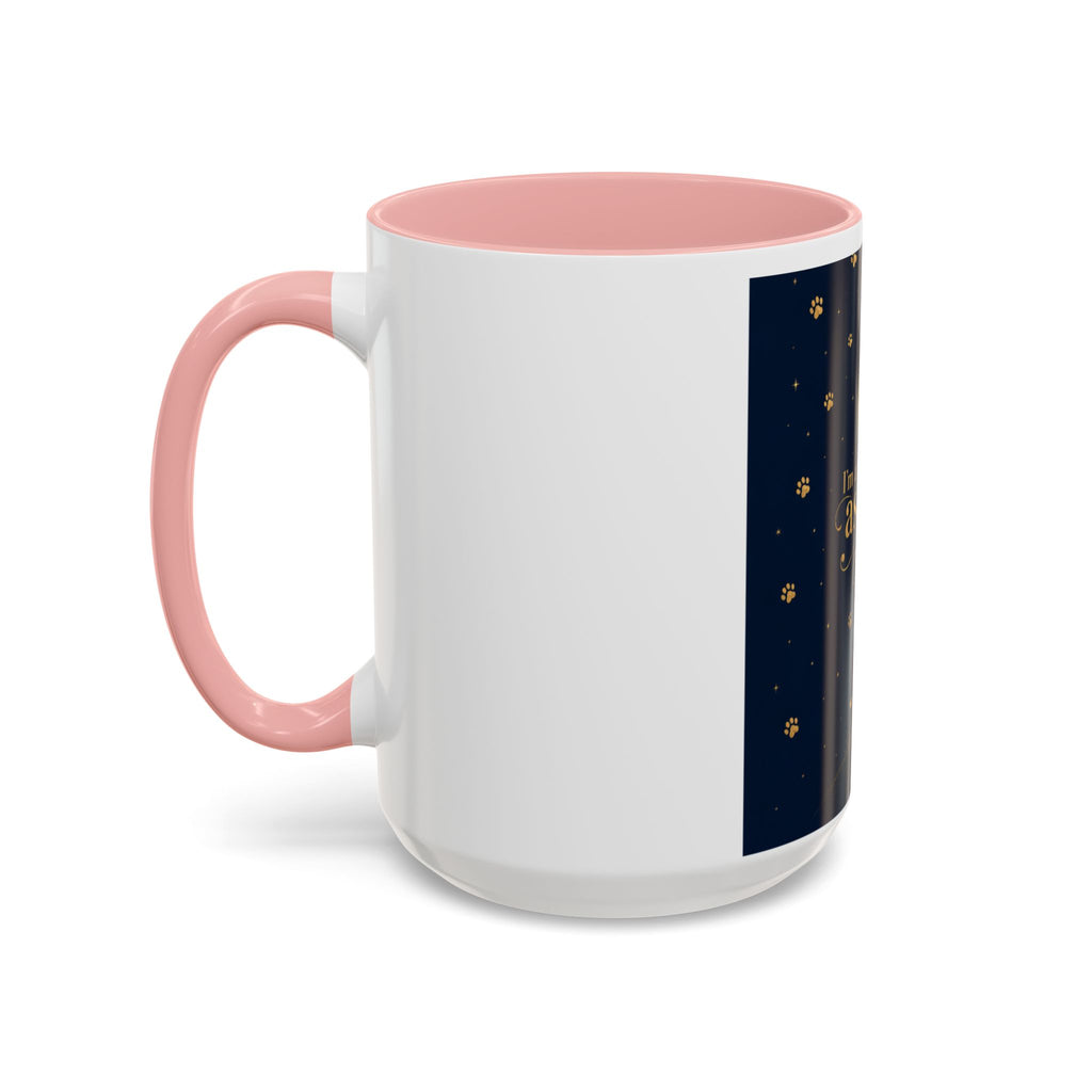 Accent Coffee Mug — “I’m an Astronaut, You’re the Moon” Dog Moonlight Design