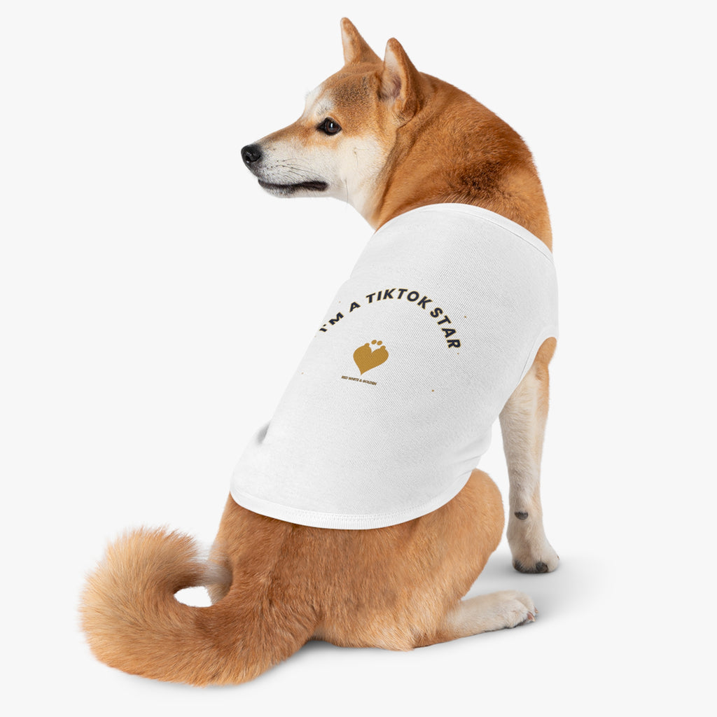 I'm A TikTok Star Pet Tank Top – Cute Social Media Dog/Cat Tee