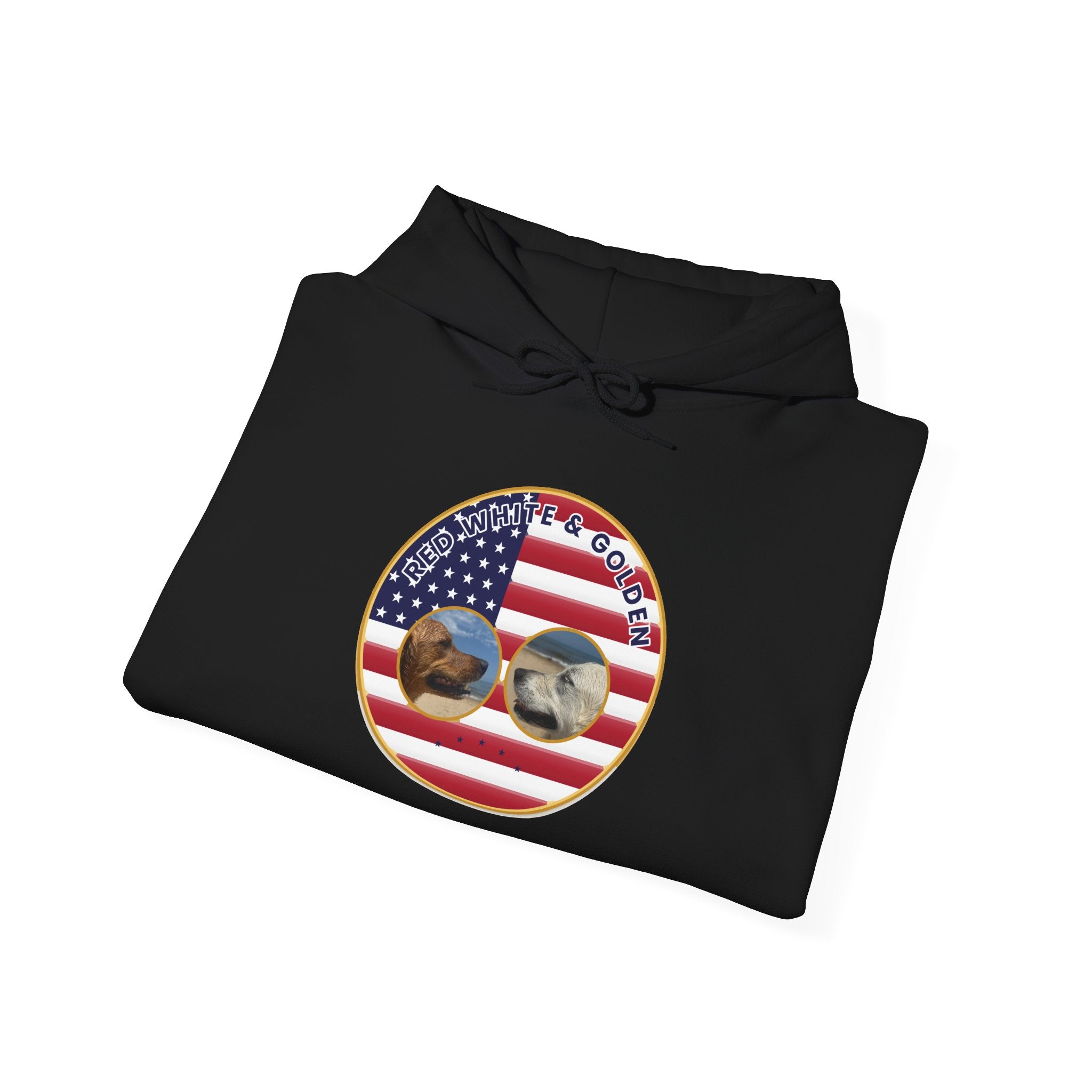 American Flag Sunglasses Hoodie — Patriotic USA Eagle Graphic Sweatshirt